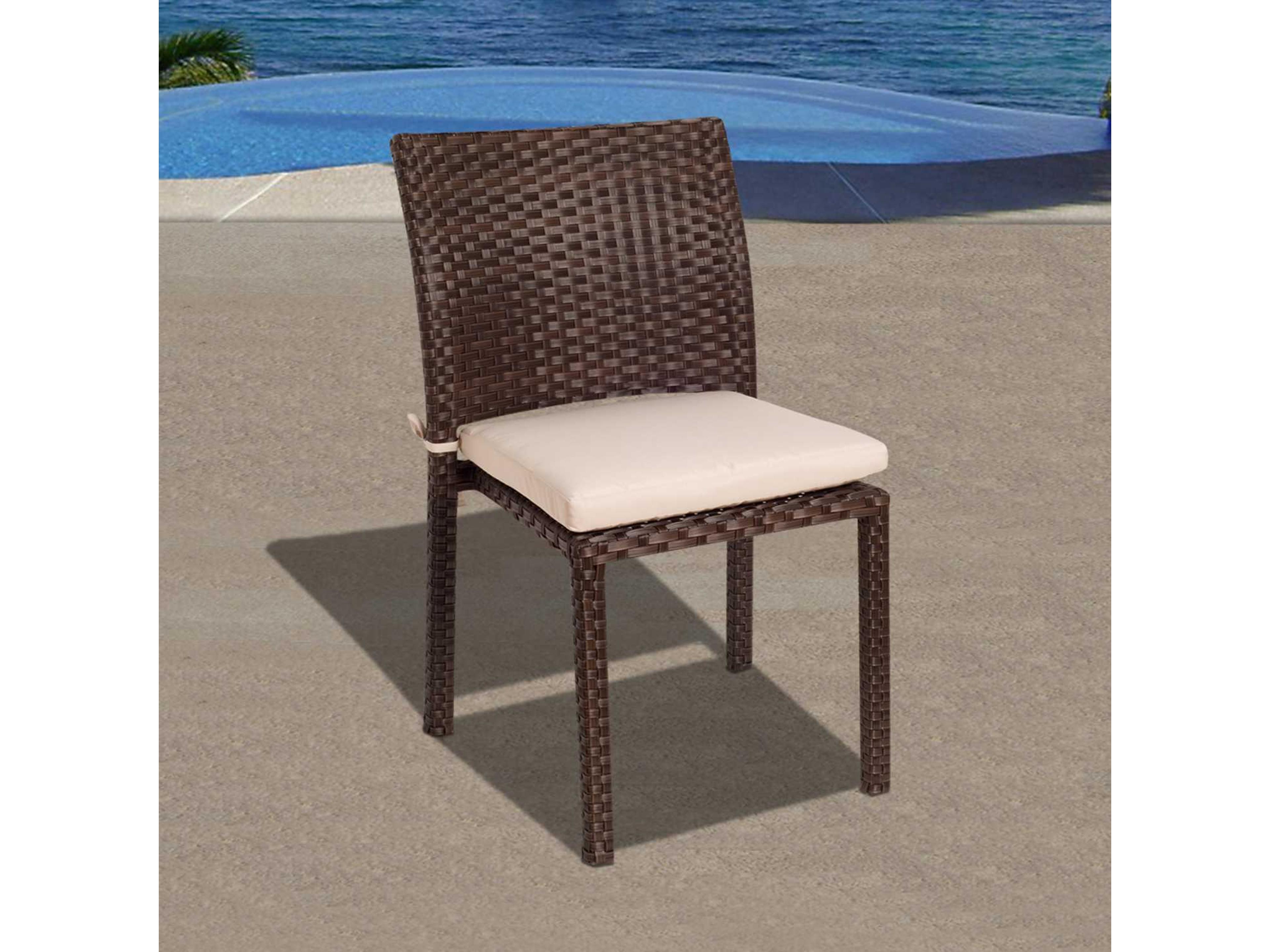 Amazonia Teak/Wicker Noah 9 Piece Double-Extendable Oval Outdoor Dining Set