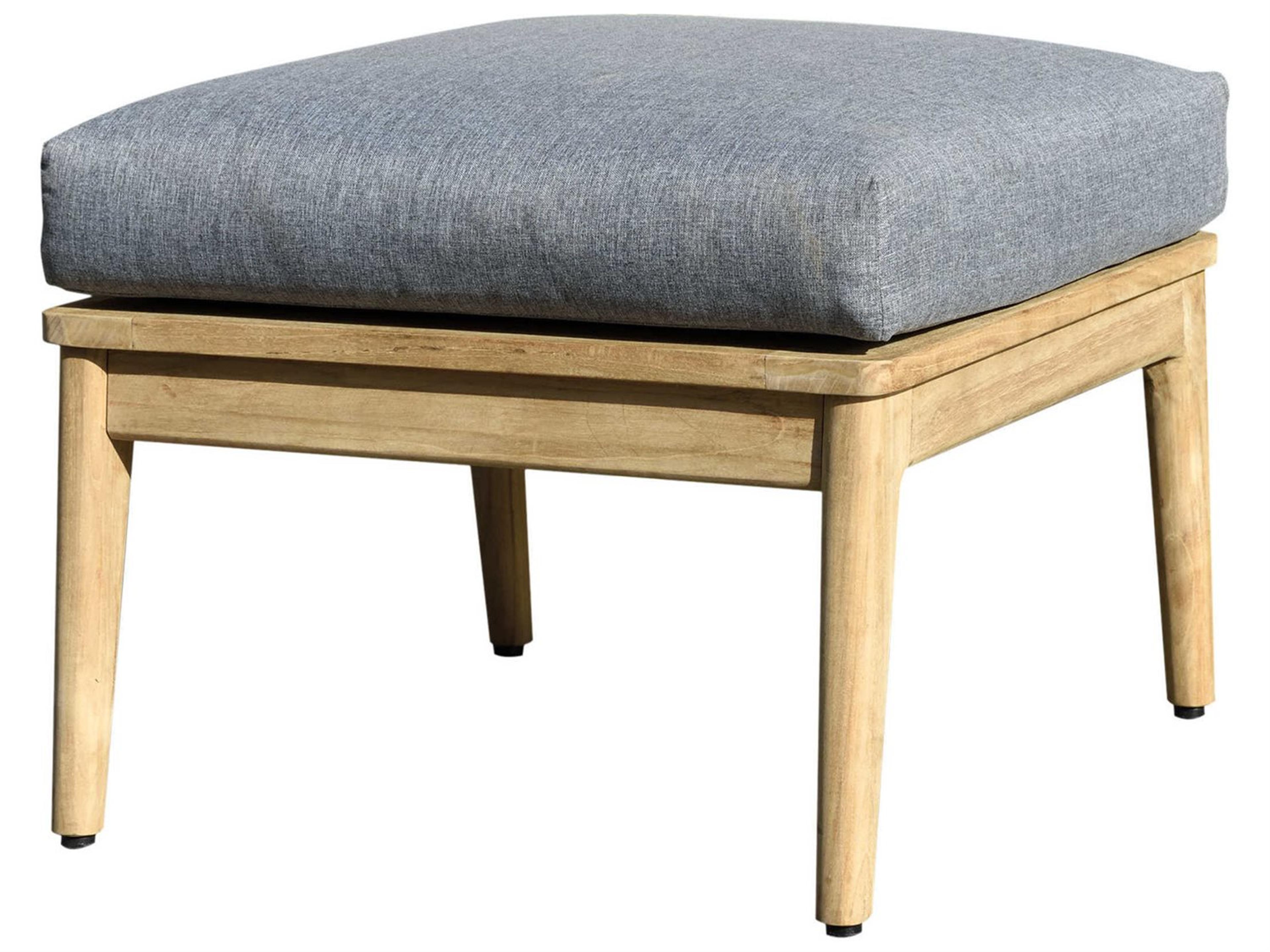 Amazonia Samantha Olefin Cushion Outdoor Ottoman