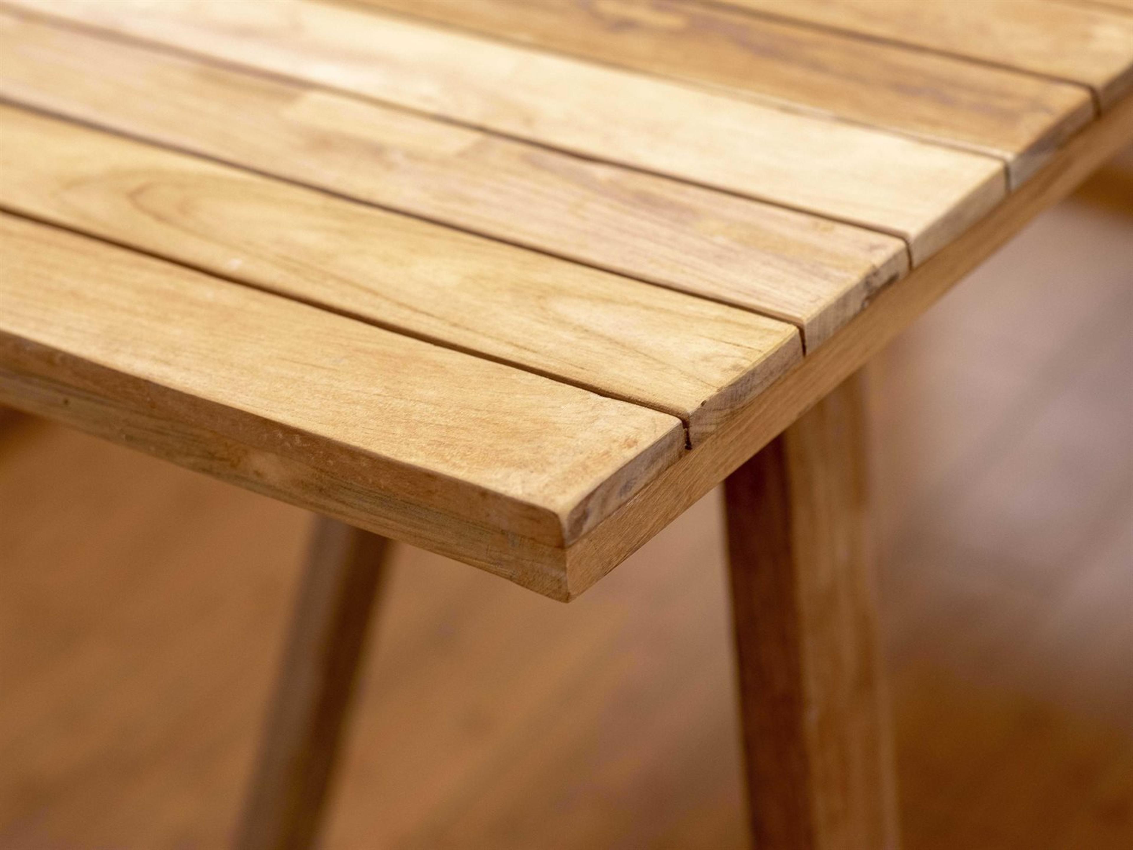 International Home Miami Amazonia Klaire Wood Rectangular Outdoor Dining Table