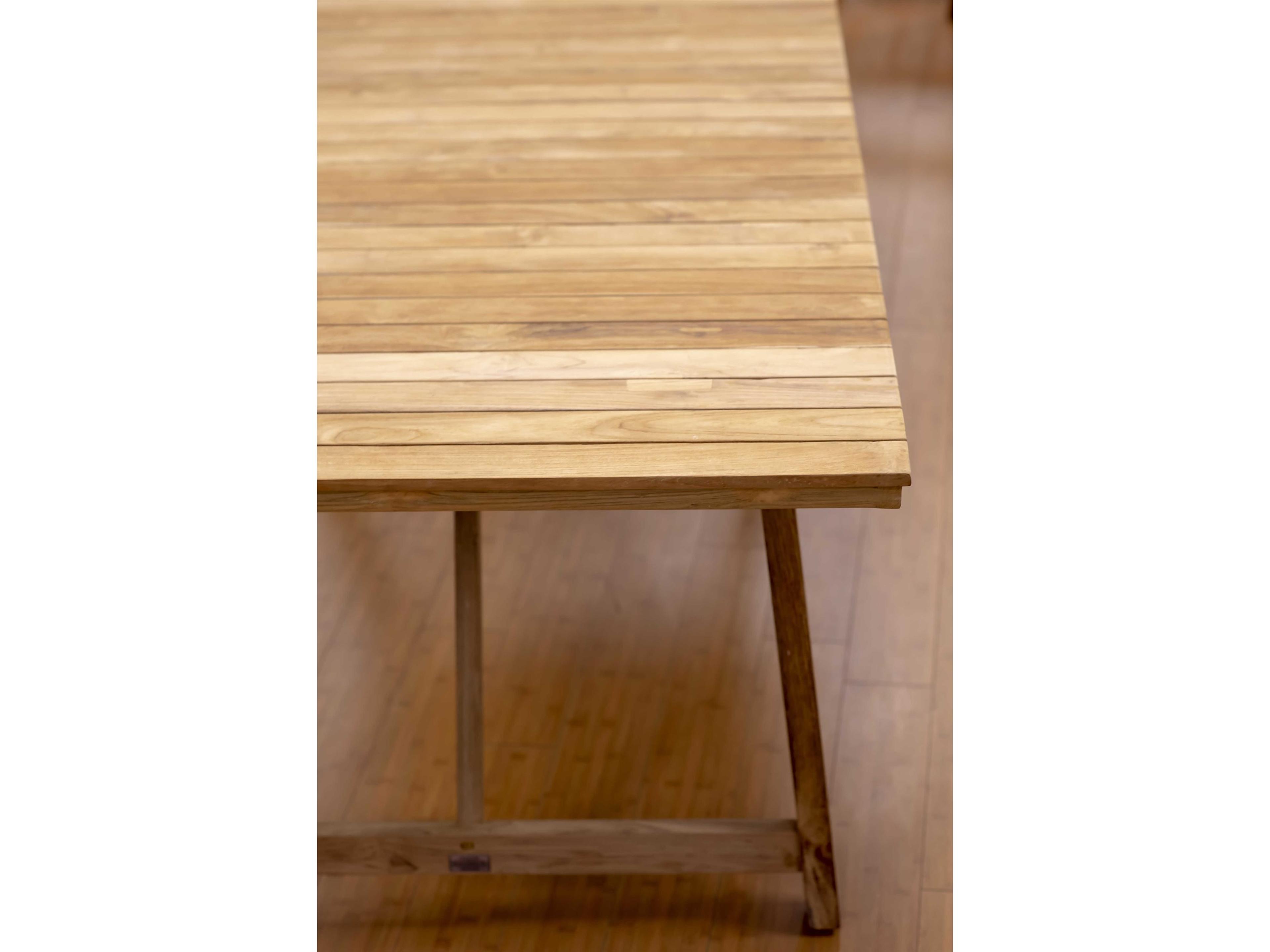 International Home Miami Amazonia Klaire Wood Rectangular Outdoor Dining Table