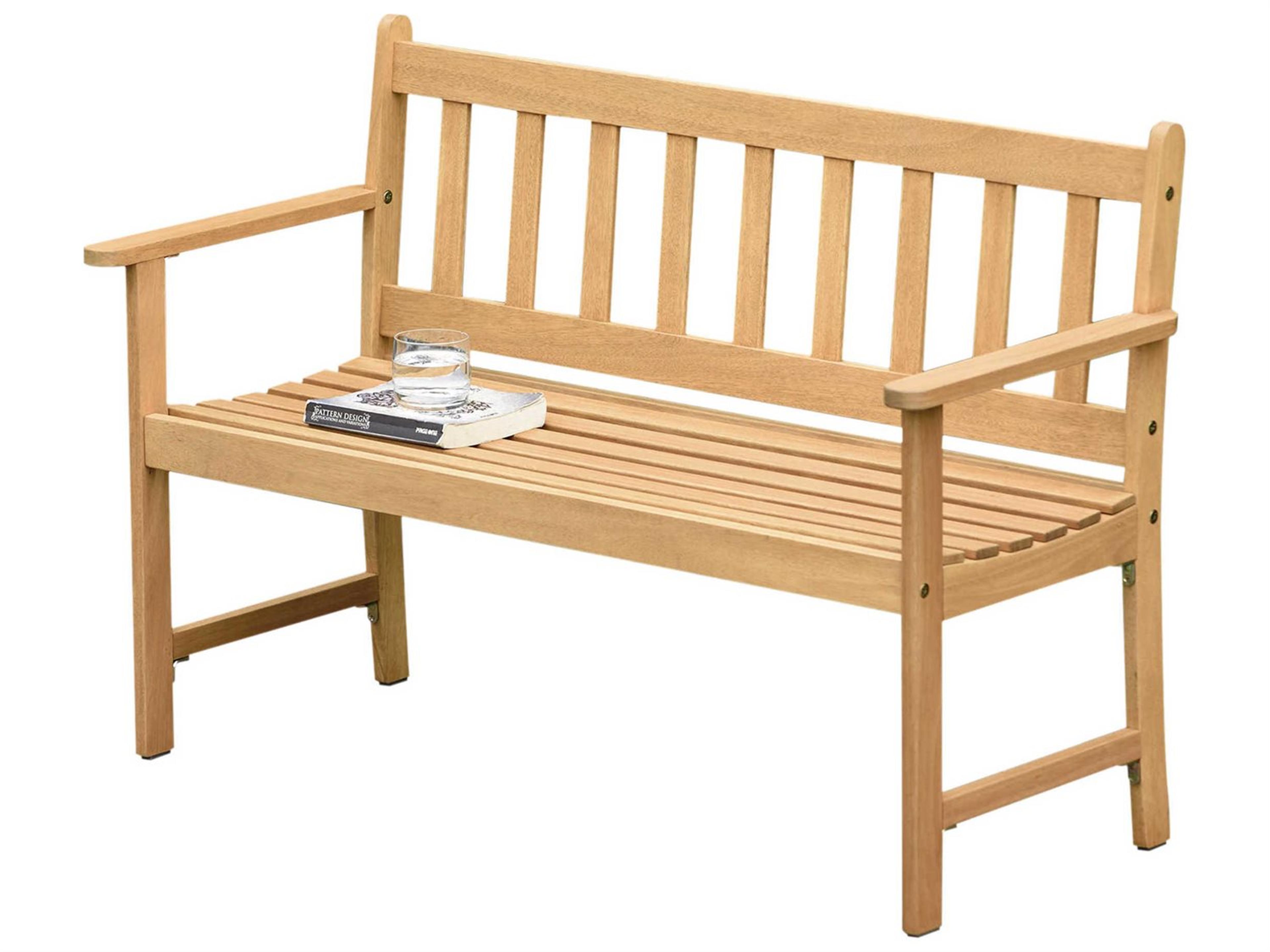 Amazonia Barcelona Wood Outdoor Patio Bench
