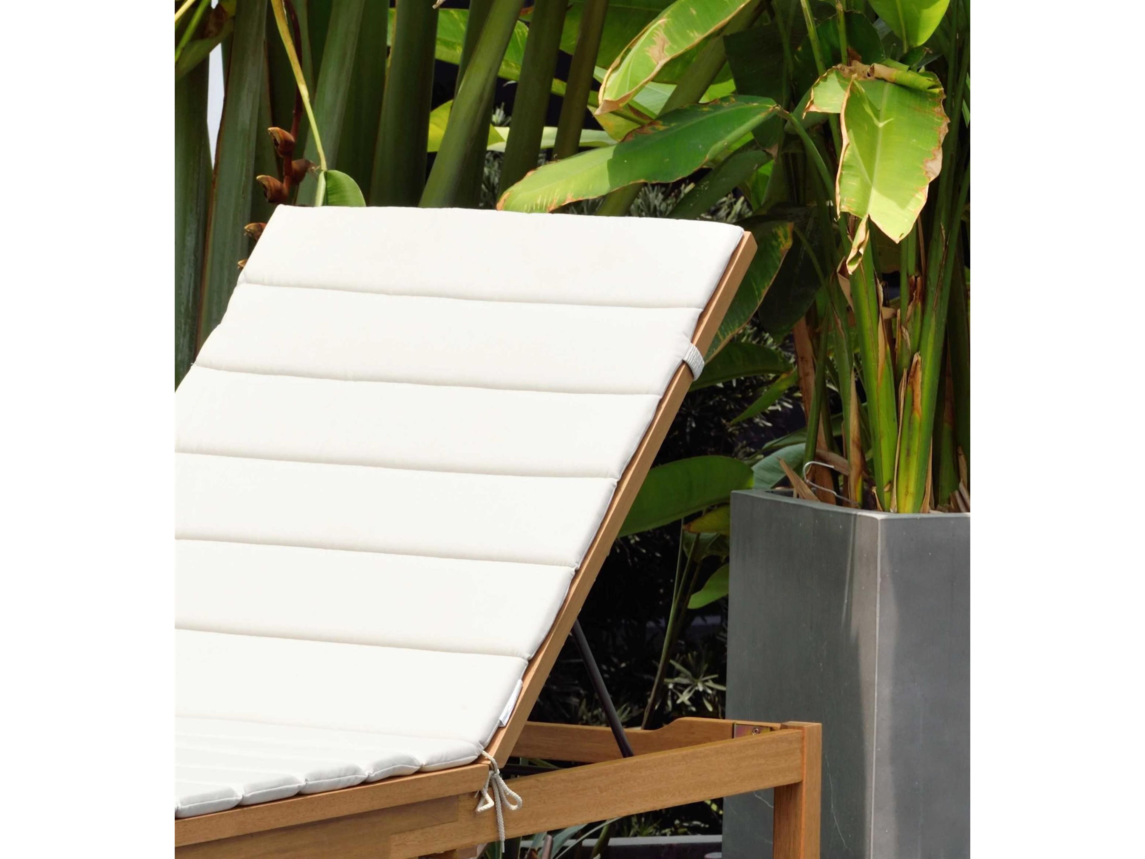 International Home Miami Amazonia Karen Wood Outdoor Chaise Lounge