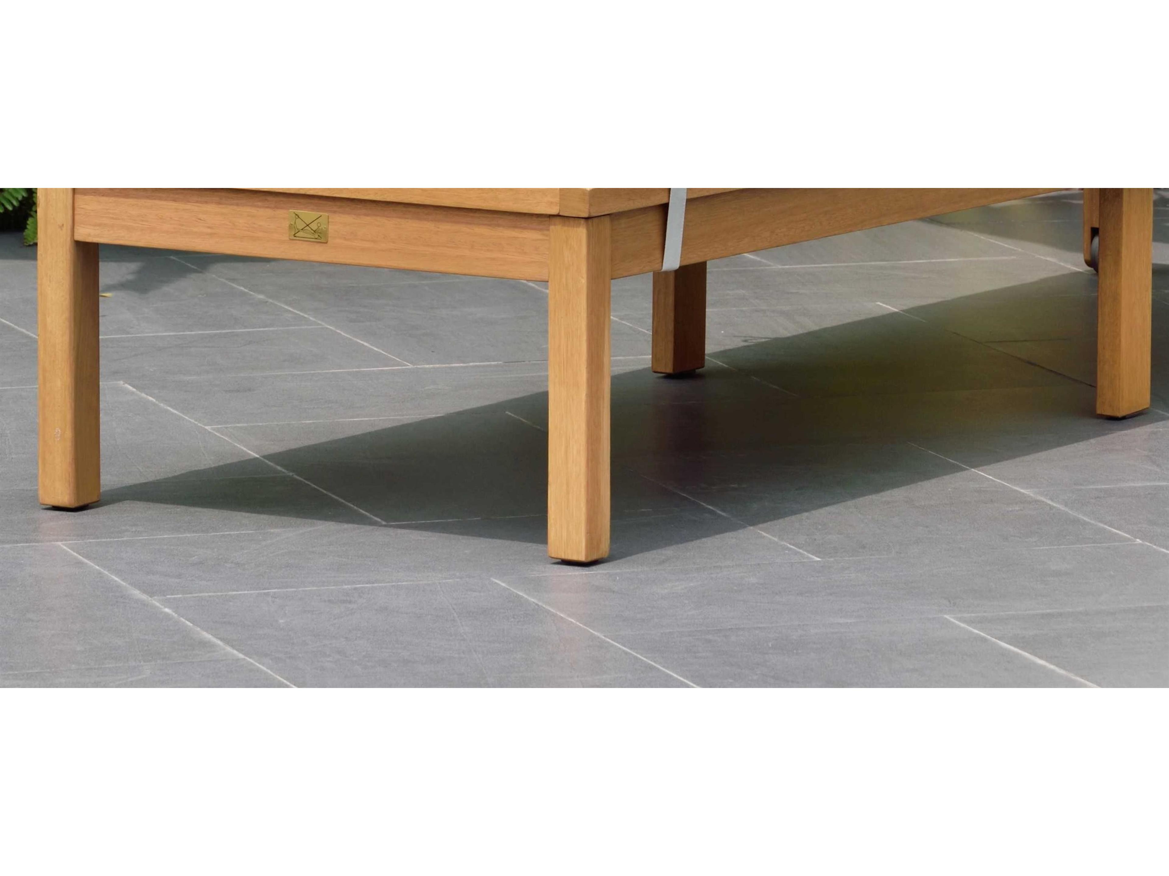 International Home Miami Amazonia Karen Wood Outdoor Chaise Lounge