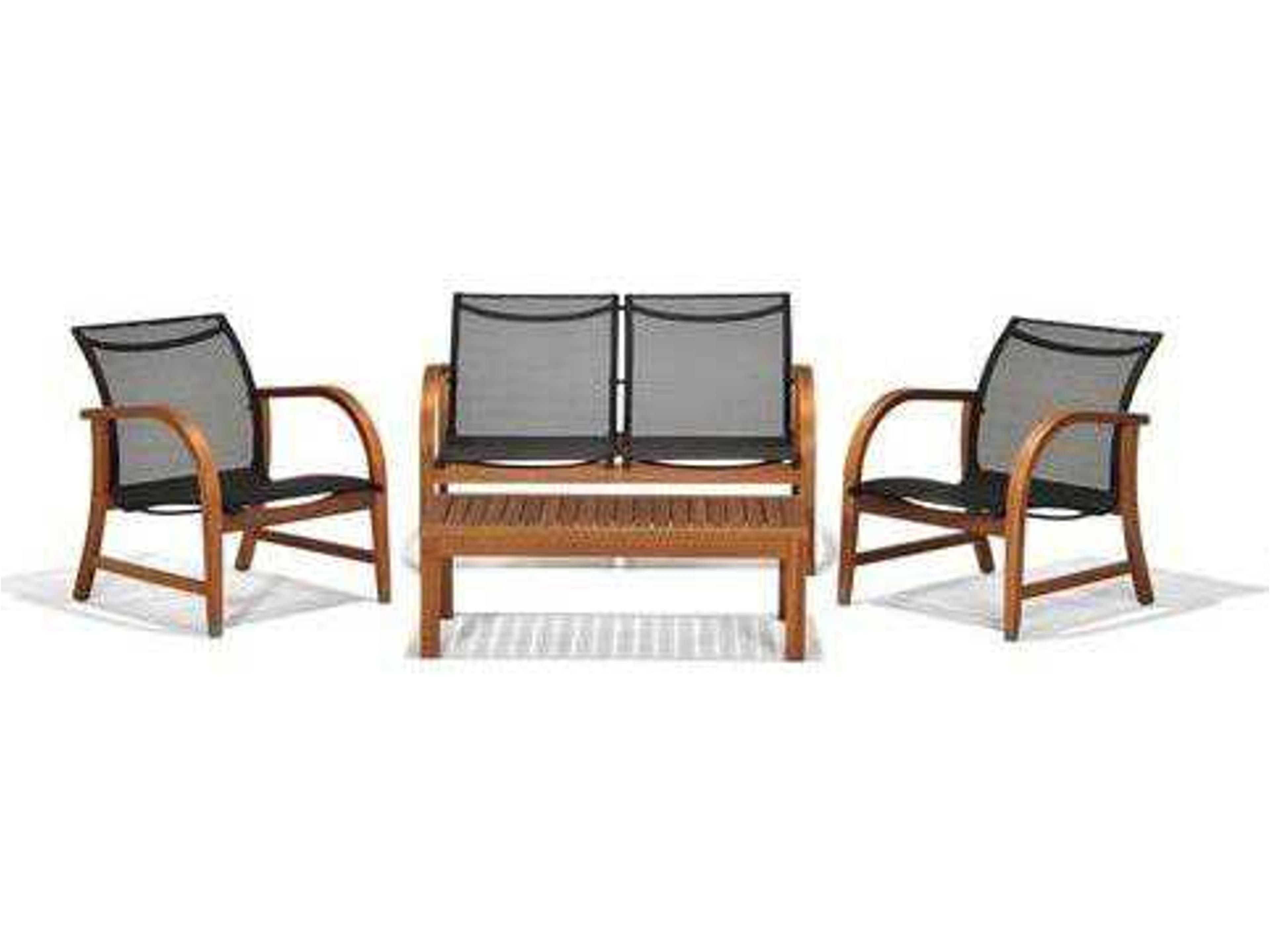 Amazonia Eucalyptus Four Piece Manhattan Deep Seating Set