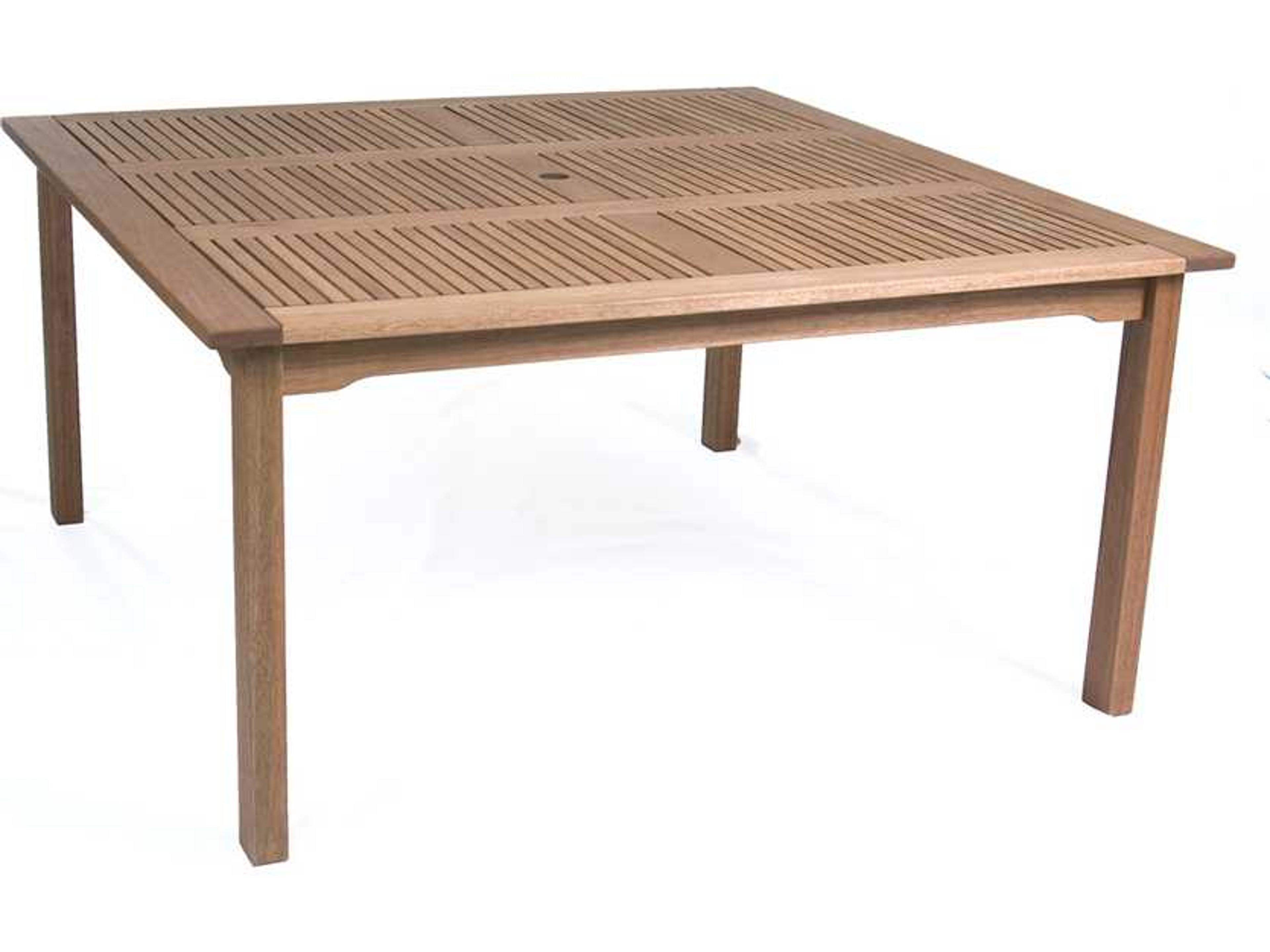 International Home Miami Amazonia Eucalyptus Square Nine piece Nelson Patio Dining Set