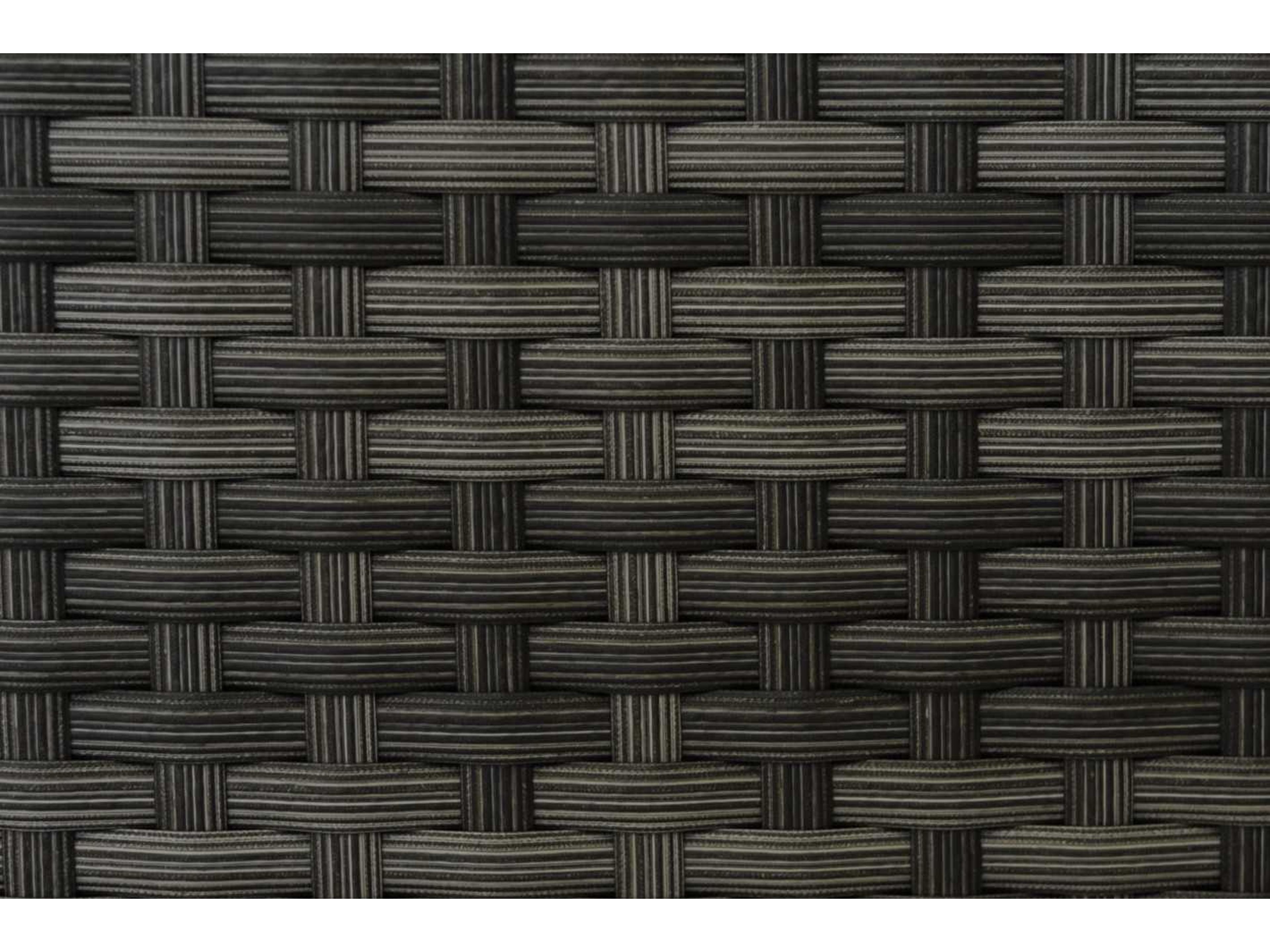 International Home Miami Amazonia Teak/Wicker Rectangular Nine Piece Damian Outdoor Patio Dining Set with Off-White Cushions