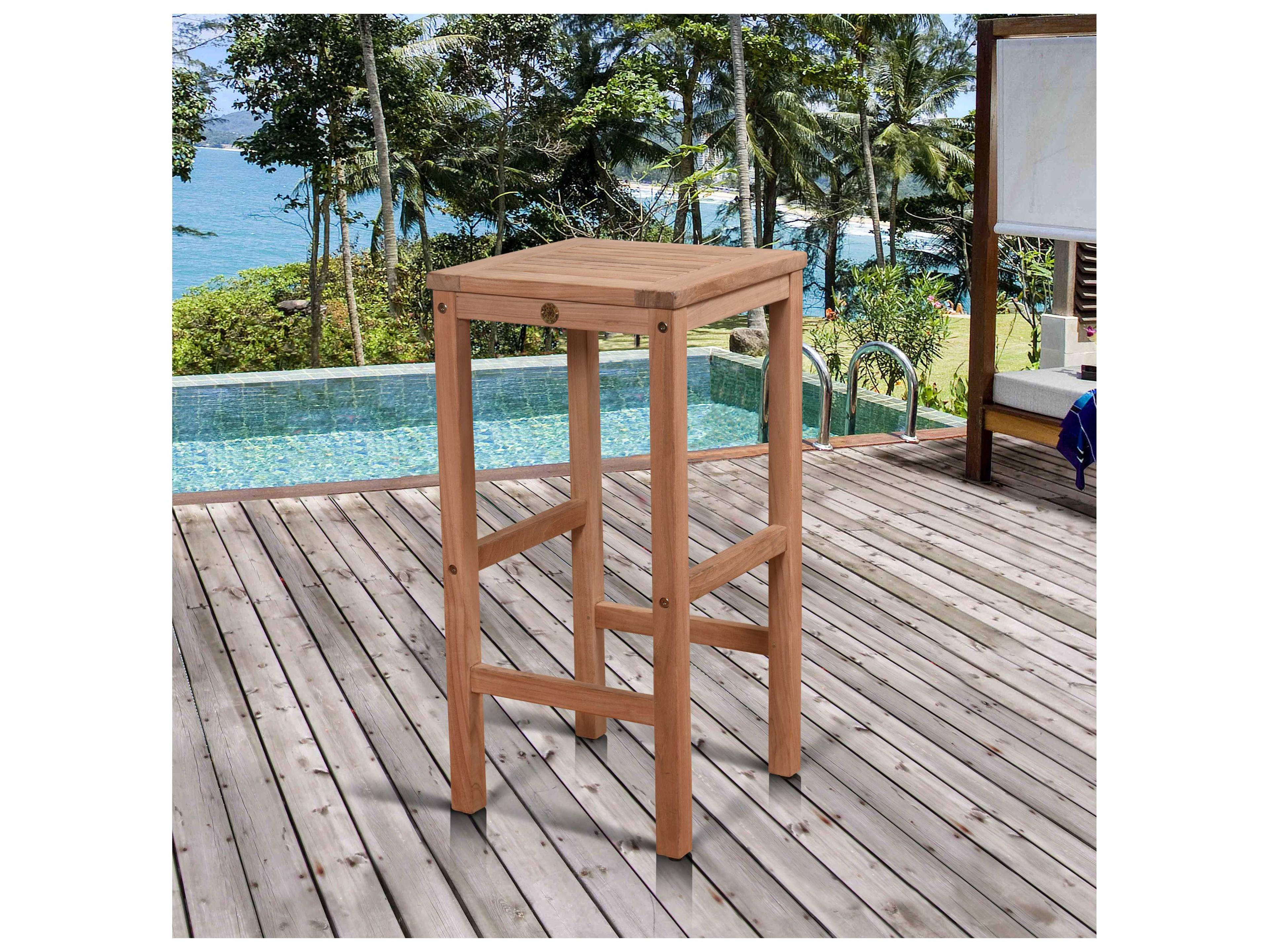 International Home Miami Amazonia Teak Coventry Backless Bench