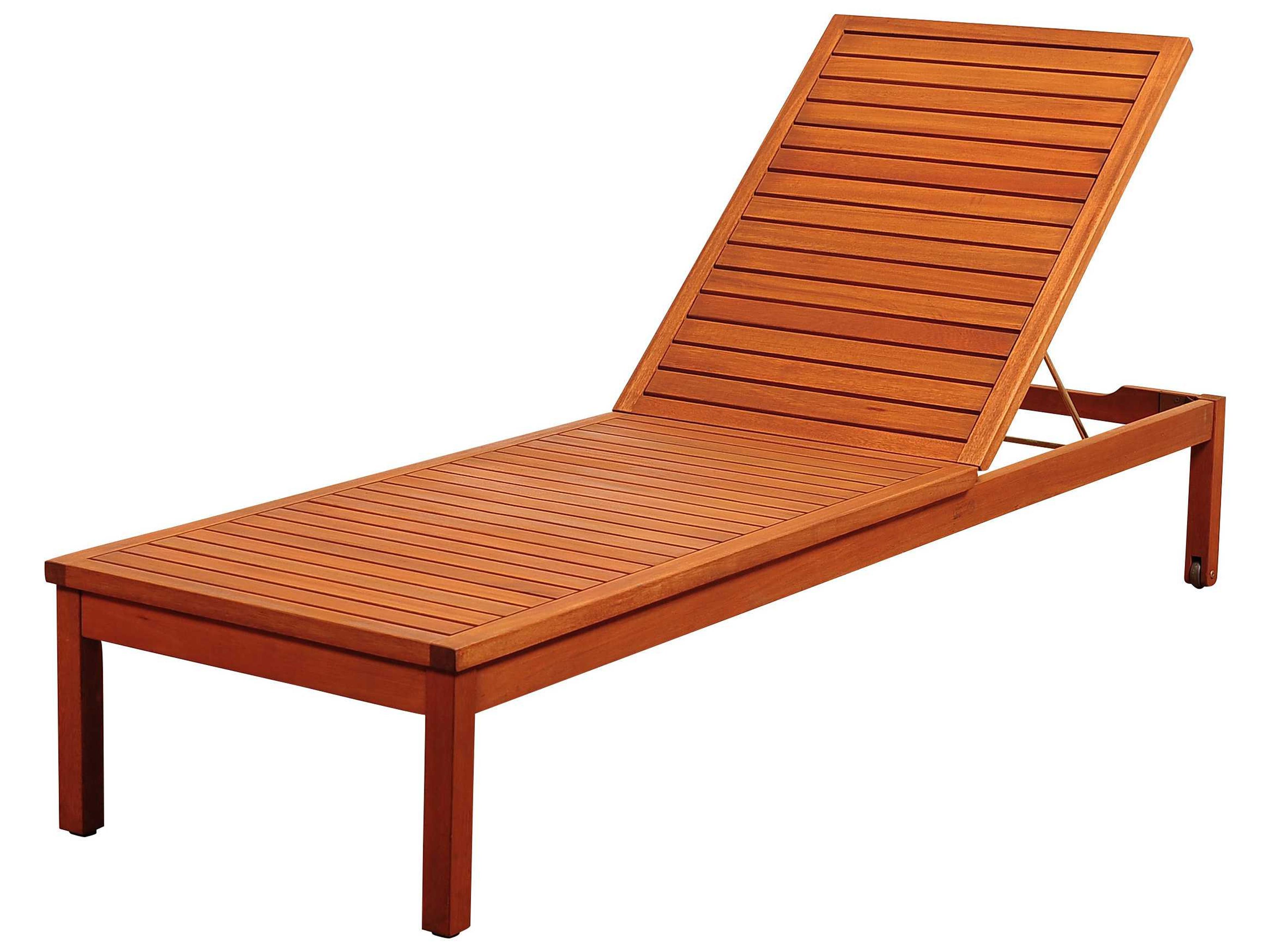 International Home Miami Amazonia Washburn Wheel Lounger with White Cushions