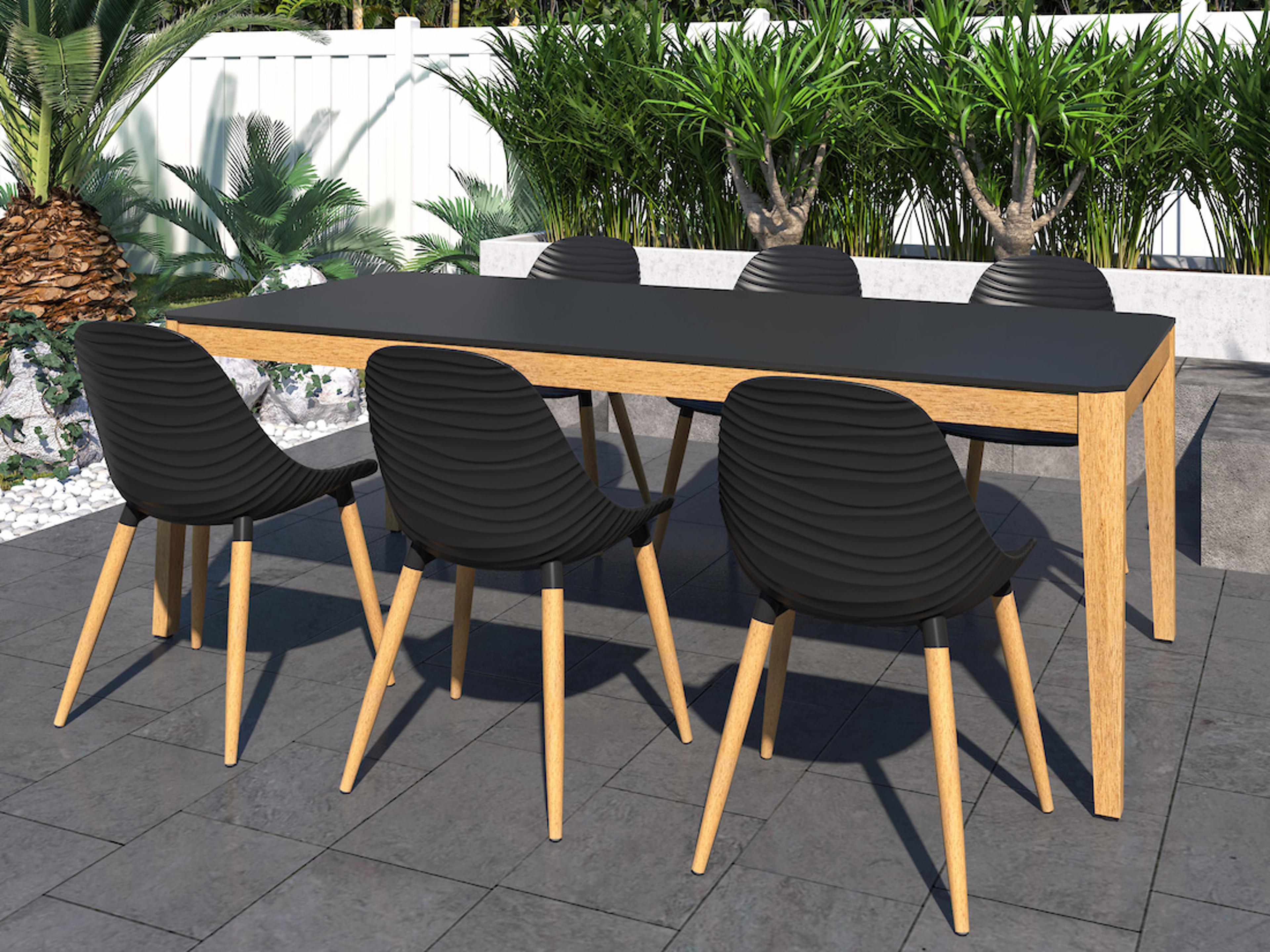 Amazonia Teak Outdoor Patio Dining Set