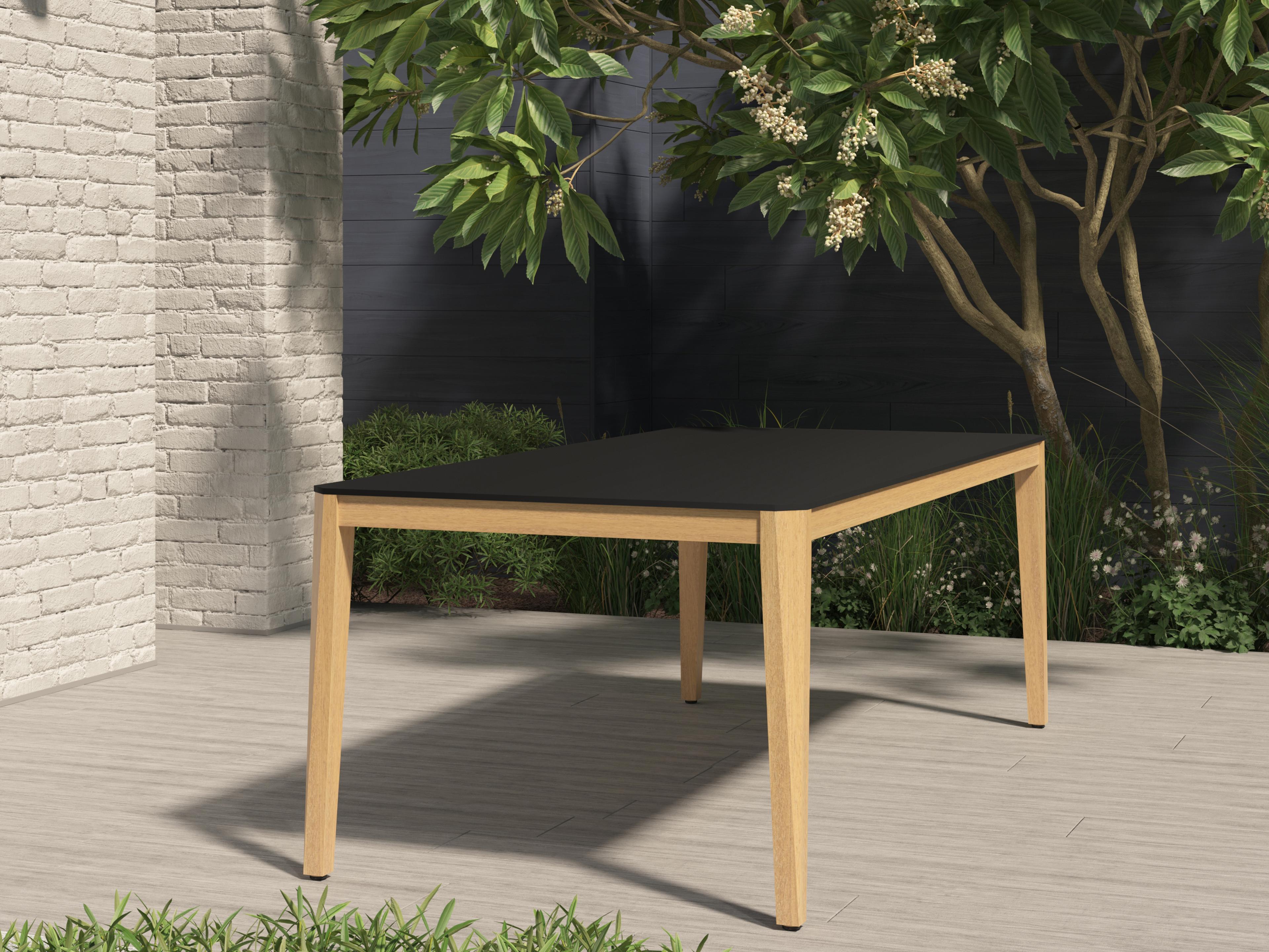 International Home Miami Amazonia Teak Outdoor Patio Dining Set