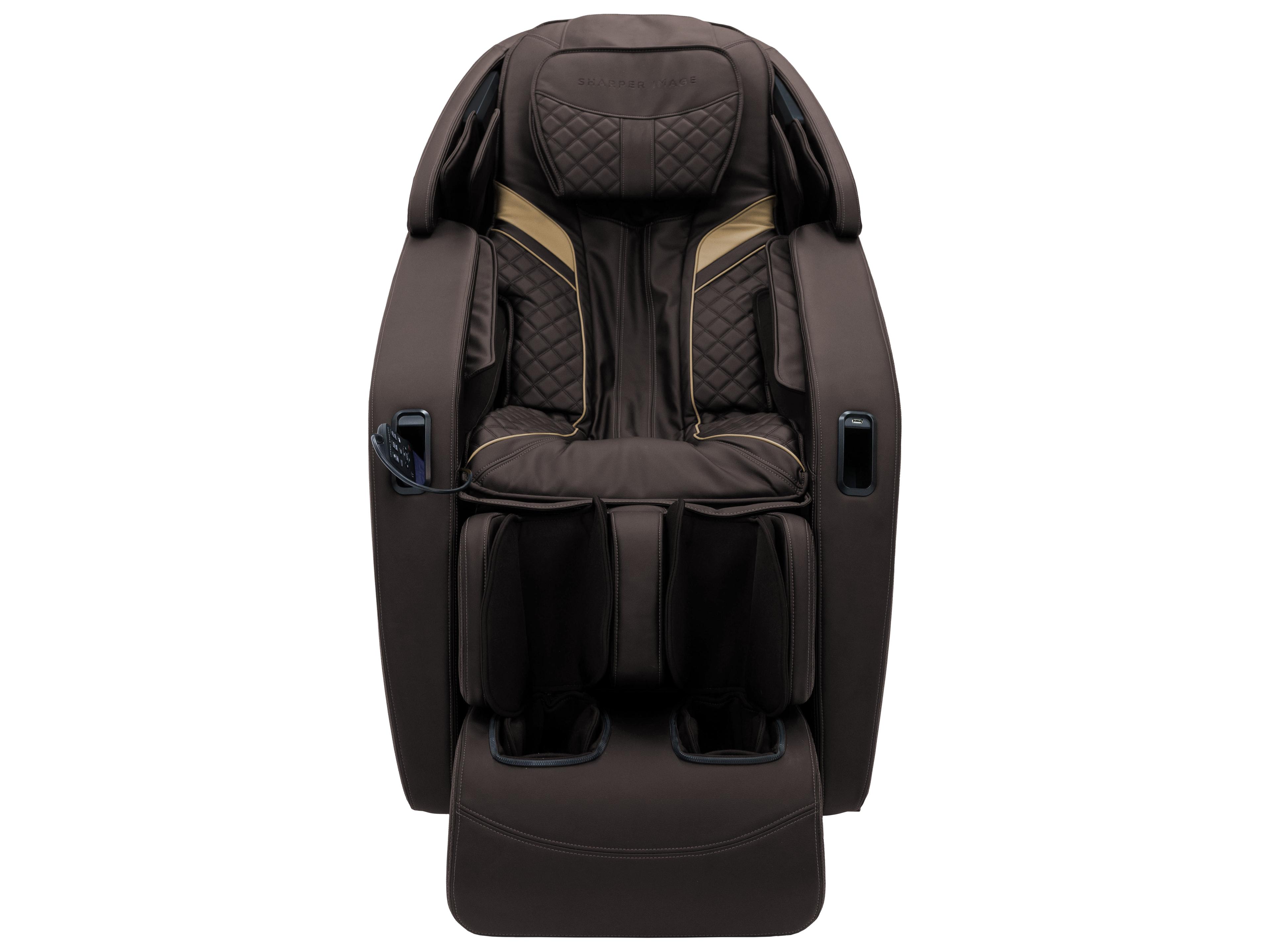 InfinityI Sharper Image Axis 4D Massage Chair in Brown