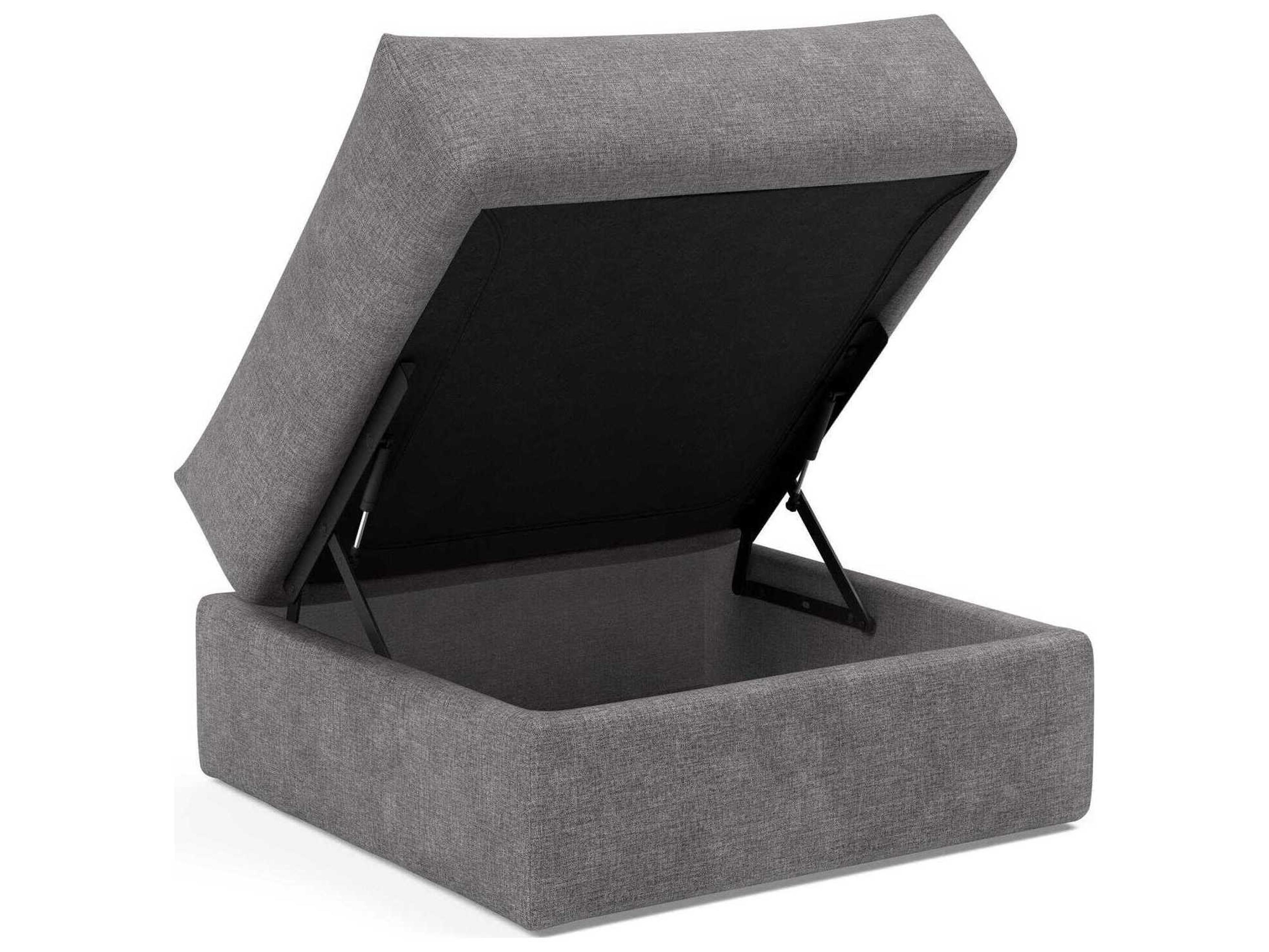 Innovation Cornila Avella Warm Grey Upholstered Ottoman