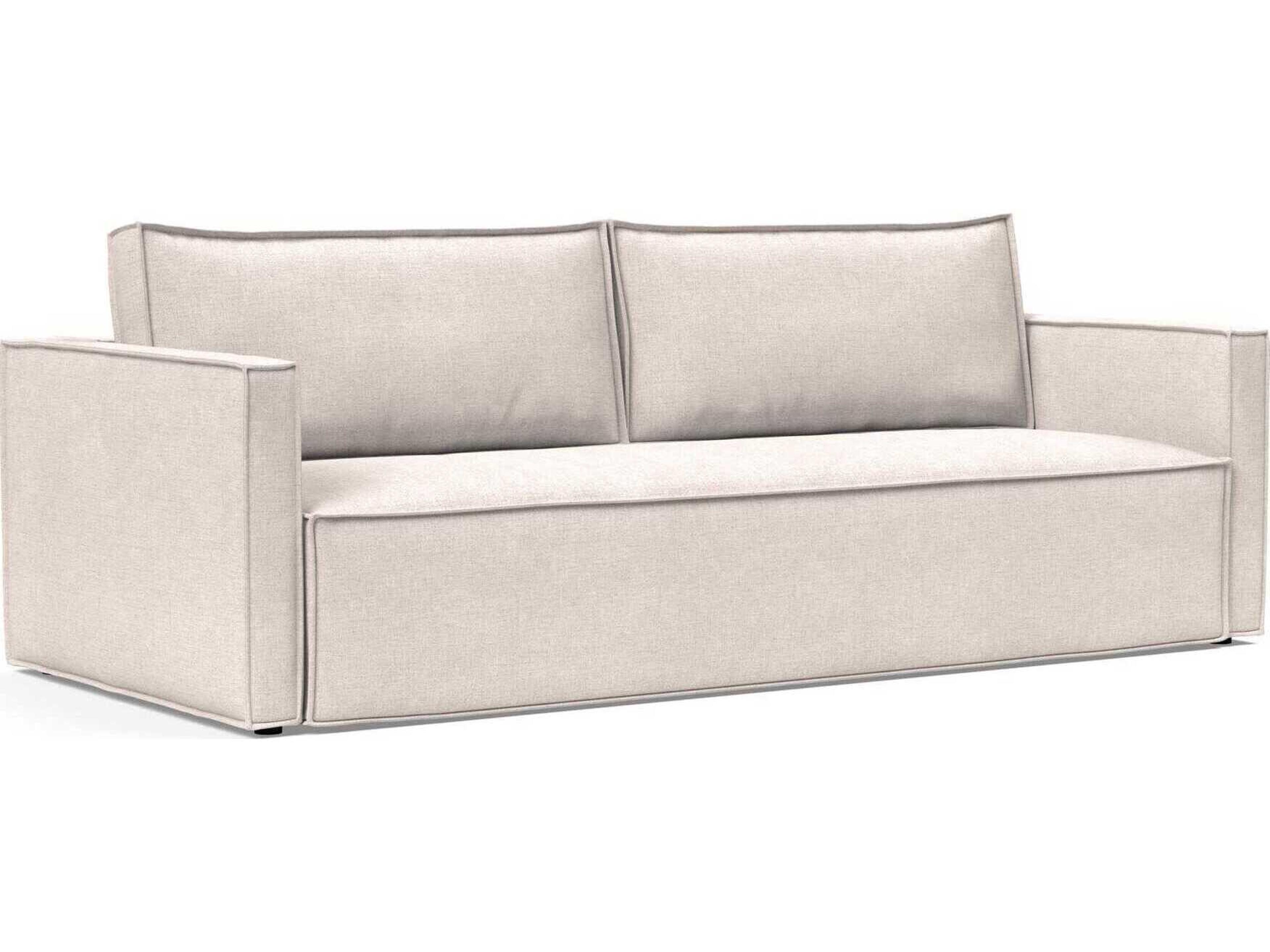 Newilla Adario Basmati Beige Upholstered Sofa Bed