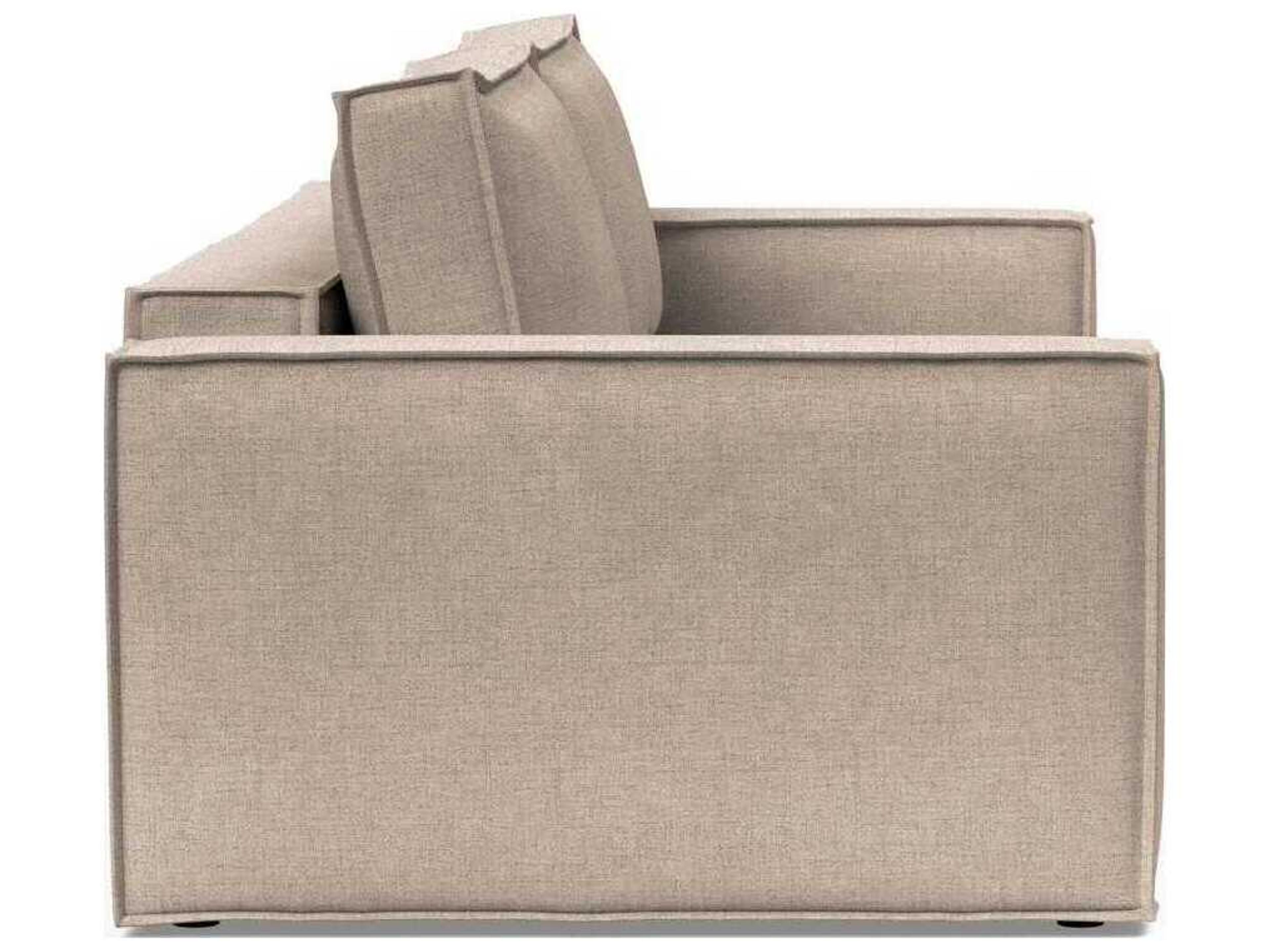 Innovation Newilla Adario Taupe Brown Upholstered Sofa Bed