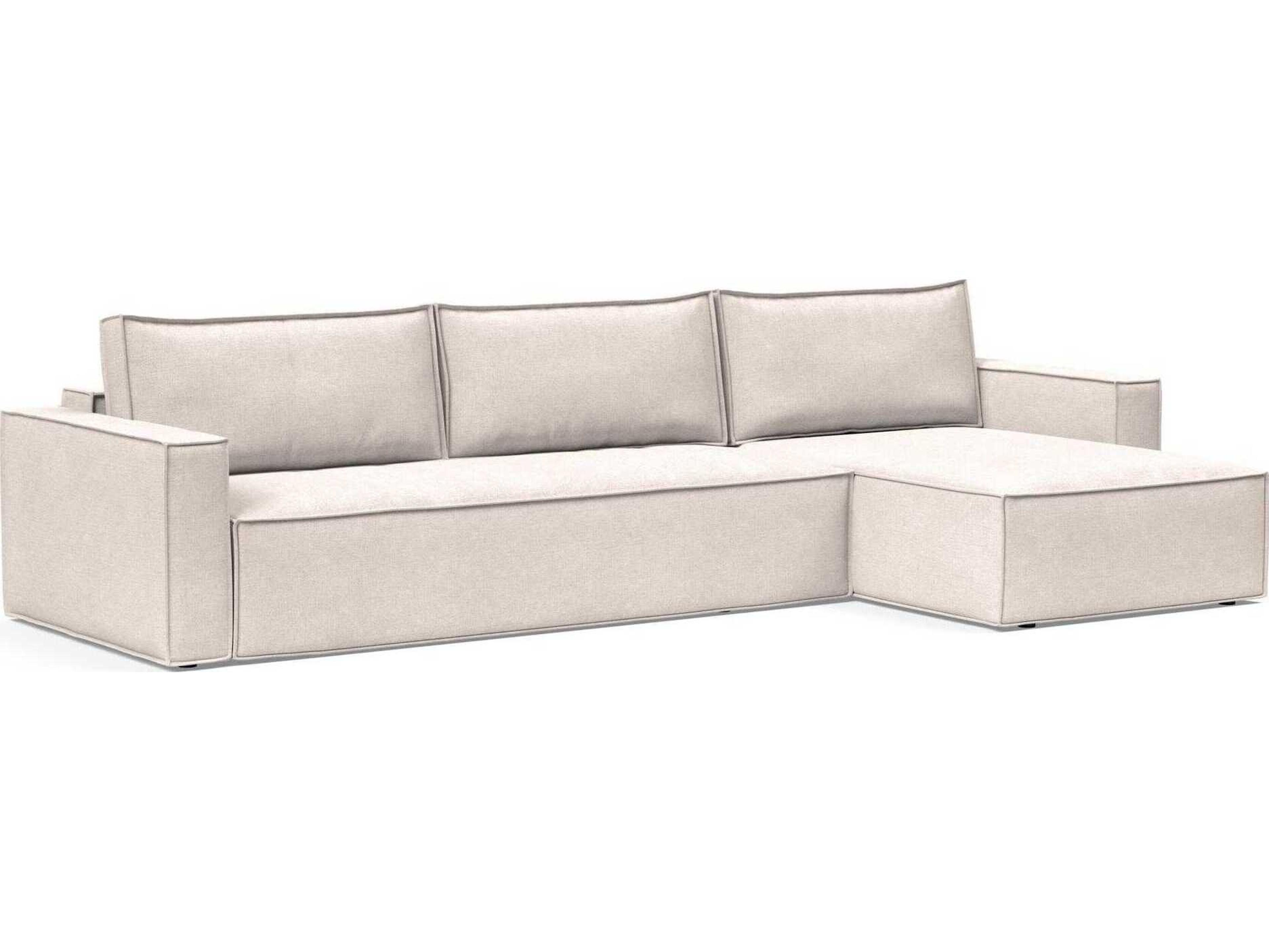 Newilla Adario Basmati Beige Upholstered Sofa Bed