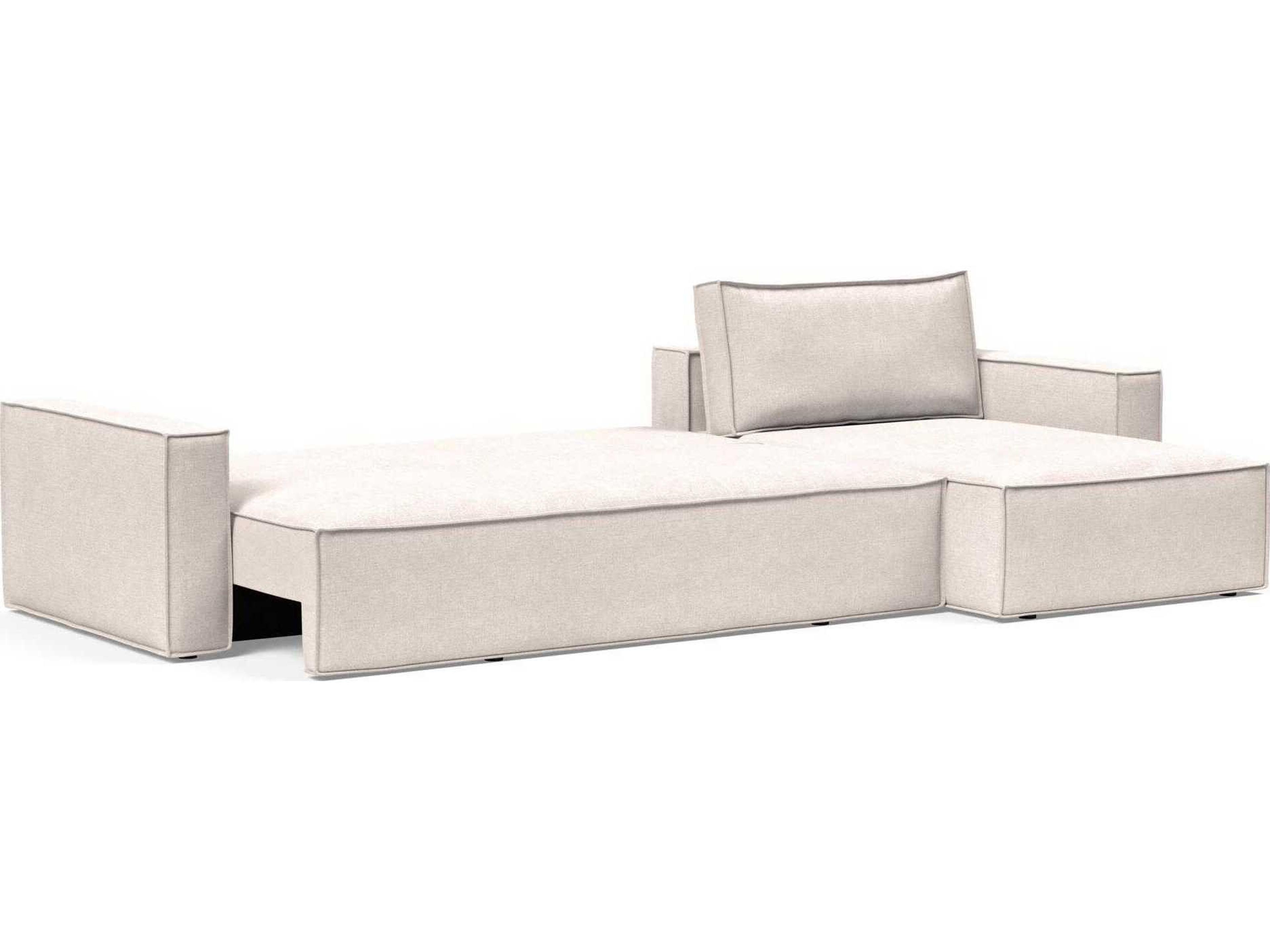 Innovation Newilla Adario Basmati Beige Upholstered Sofa Bed