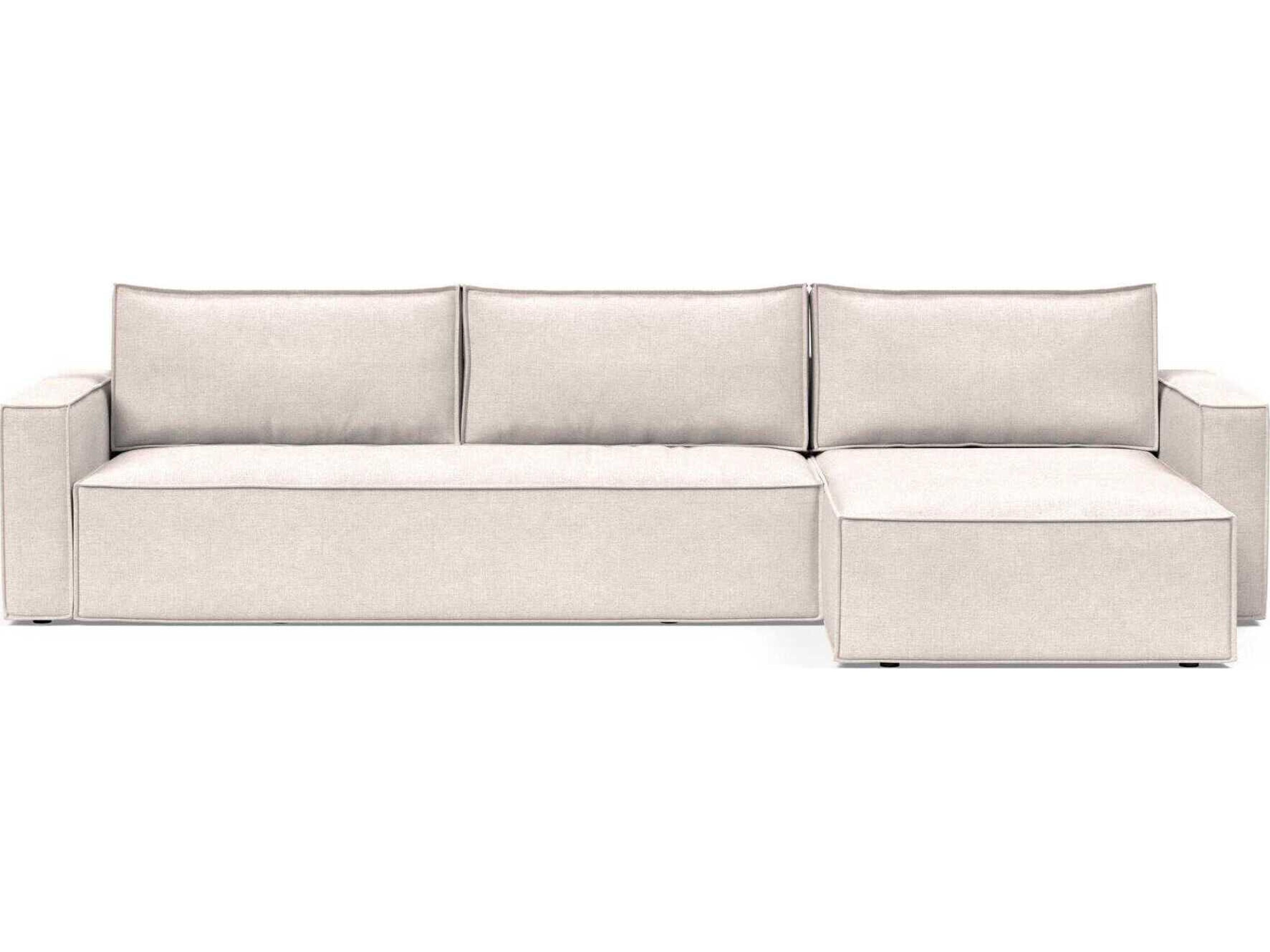 Innovation Newilla Adario Basmati Beige Upholstered Sofa Bed