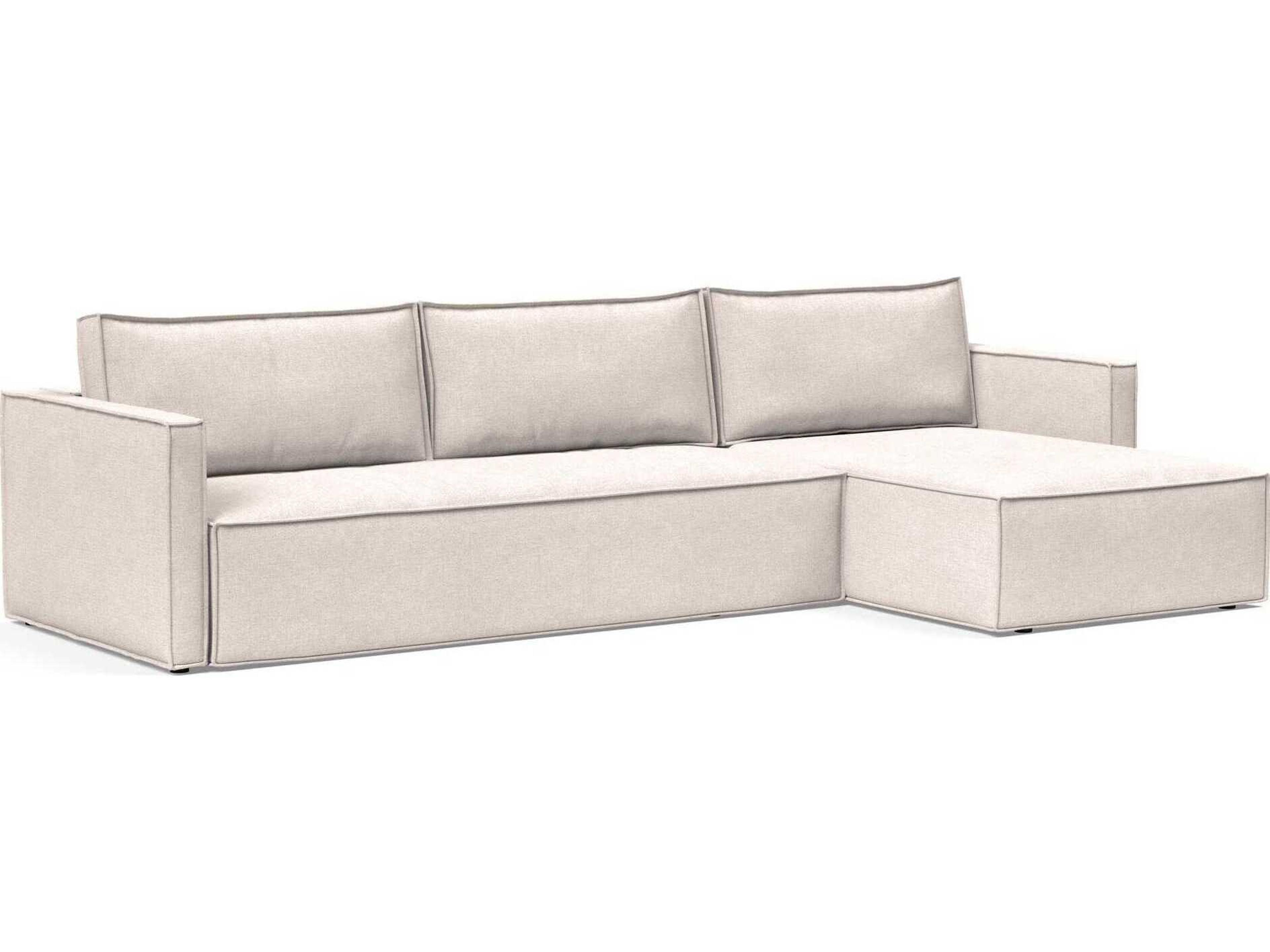 Newilla Adario Basmati Beige Upholstered Sofa Bed