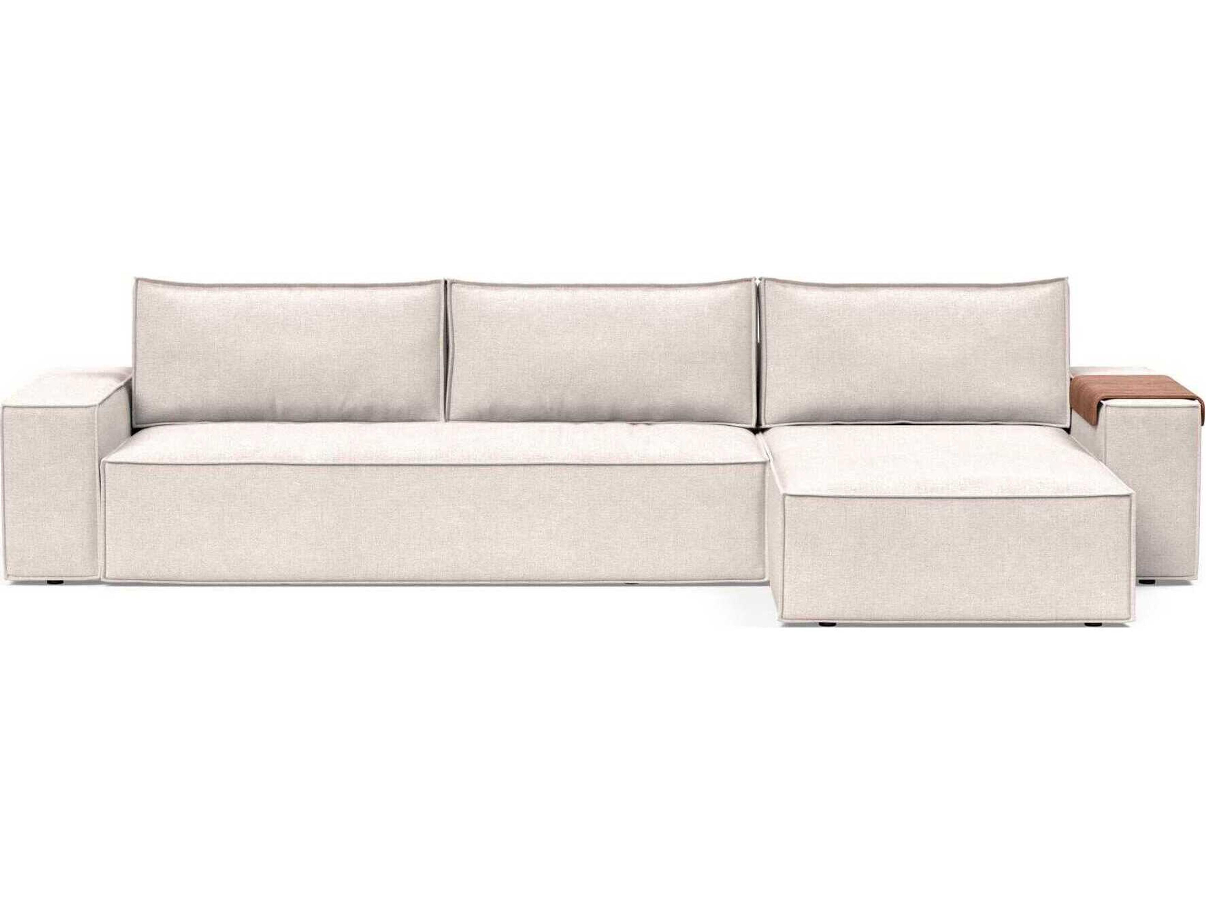 Innovation Newilla Adario Basmati Beige Upholstered Sofa Bed