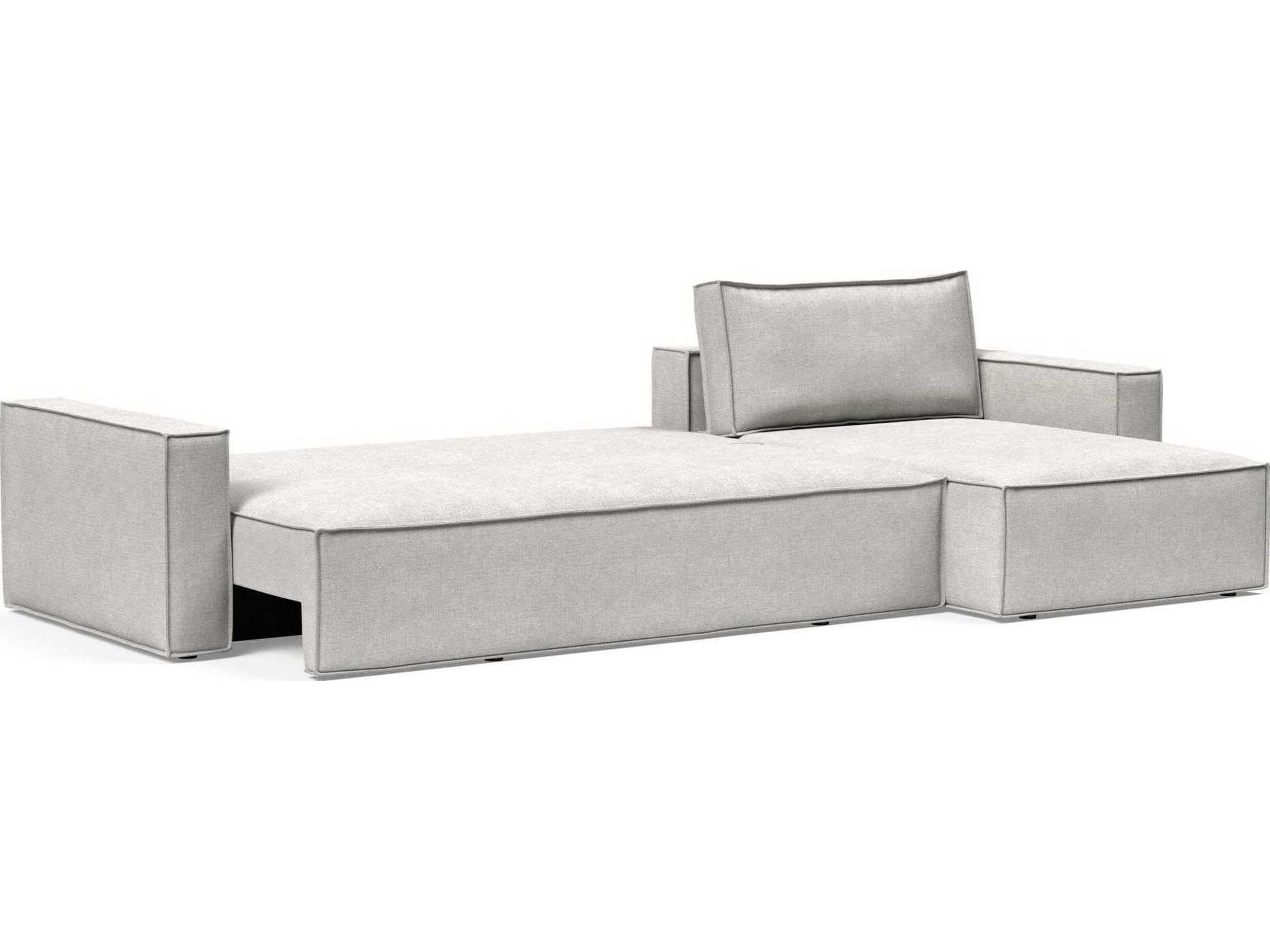Innovation Newilla Adario Fog Beige Upholstered Sofa Bed