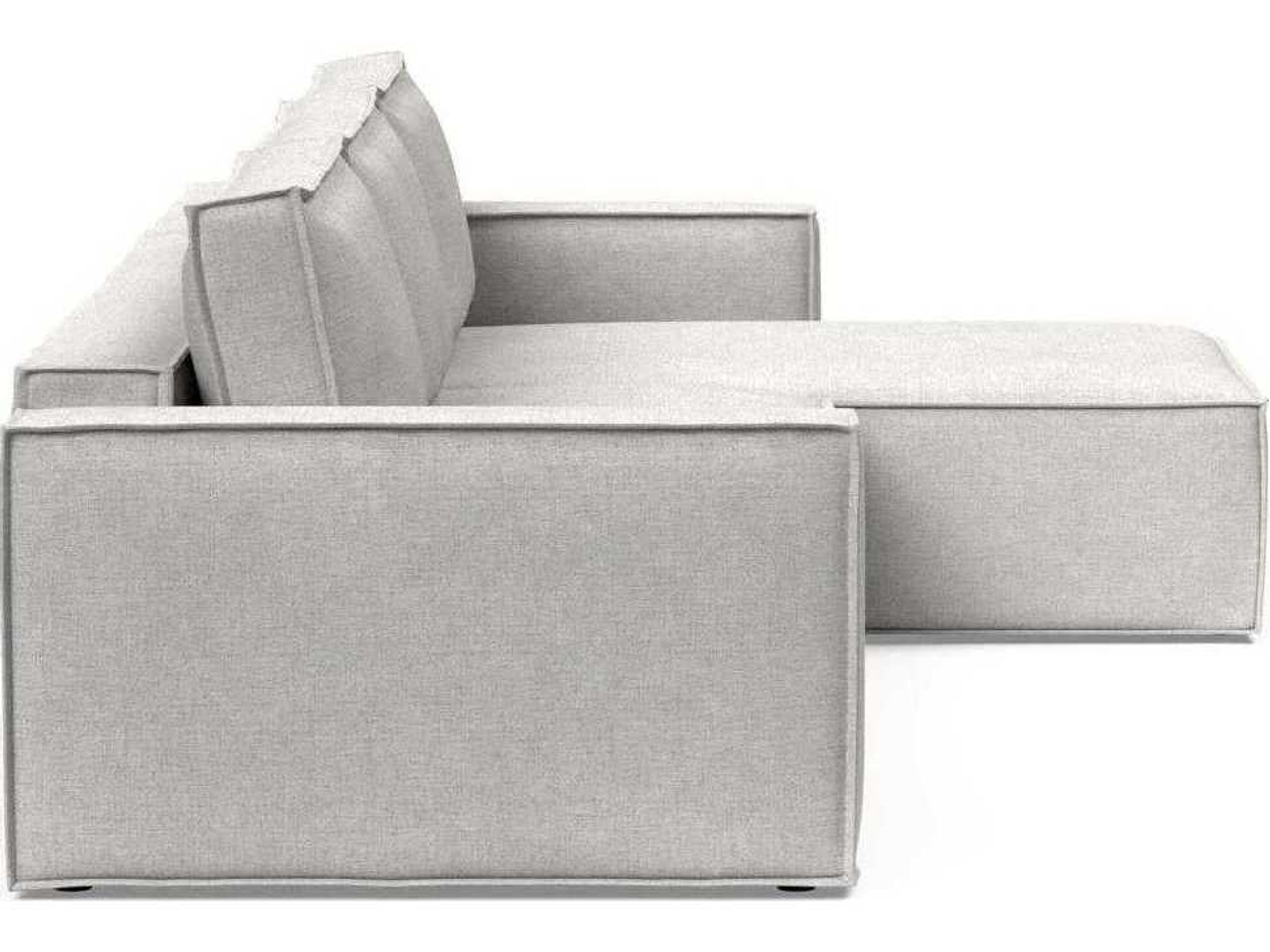 Innovation Newilla Adario Fog Beige Upholstered Sofa Bed