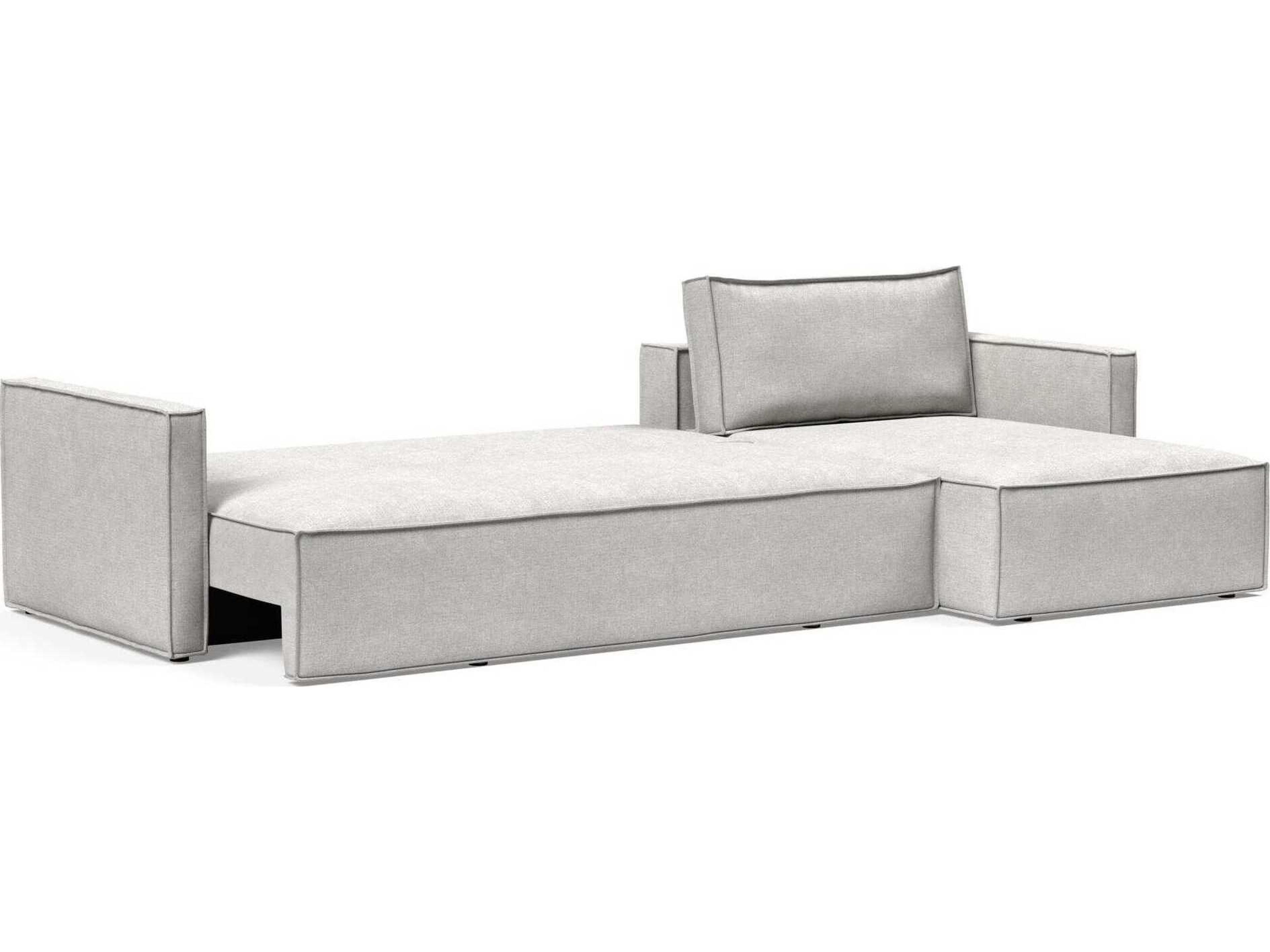 Innovation Newilla Adario Fog Gray Upholstered Sofa Bed