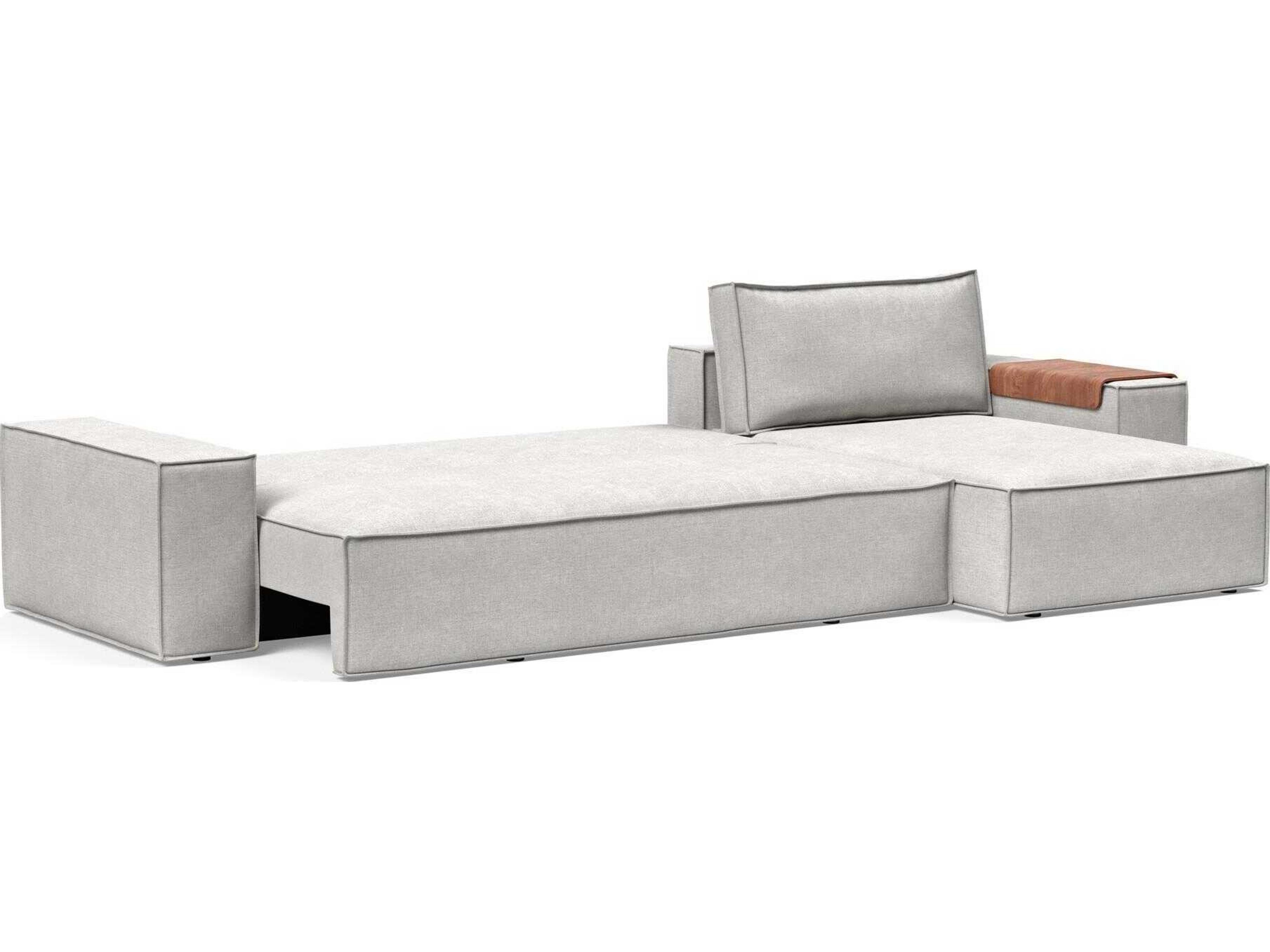 Innovation Newilla Adario Fog Gray Upholstered Sofa Bed