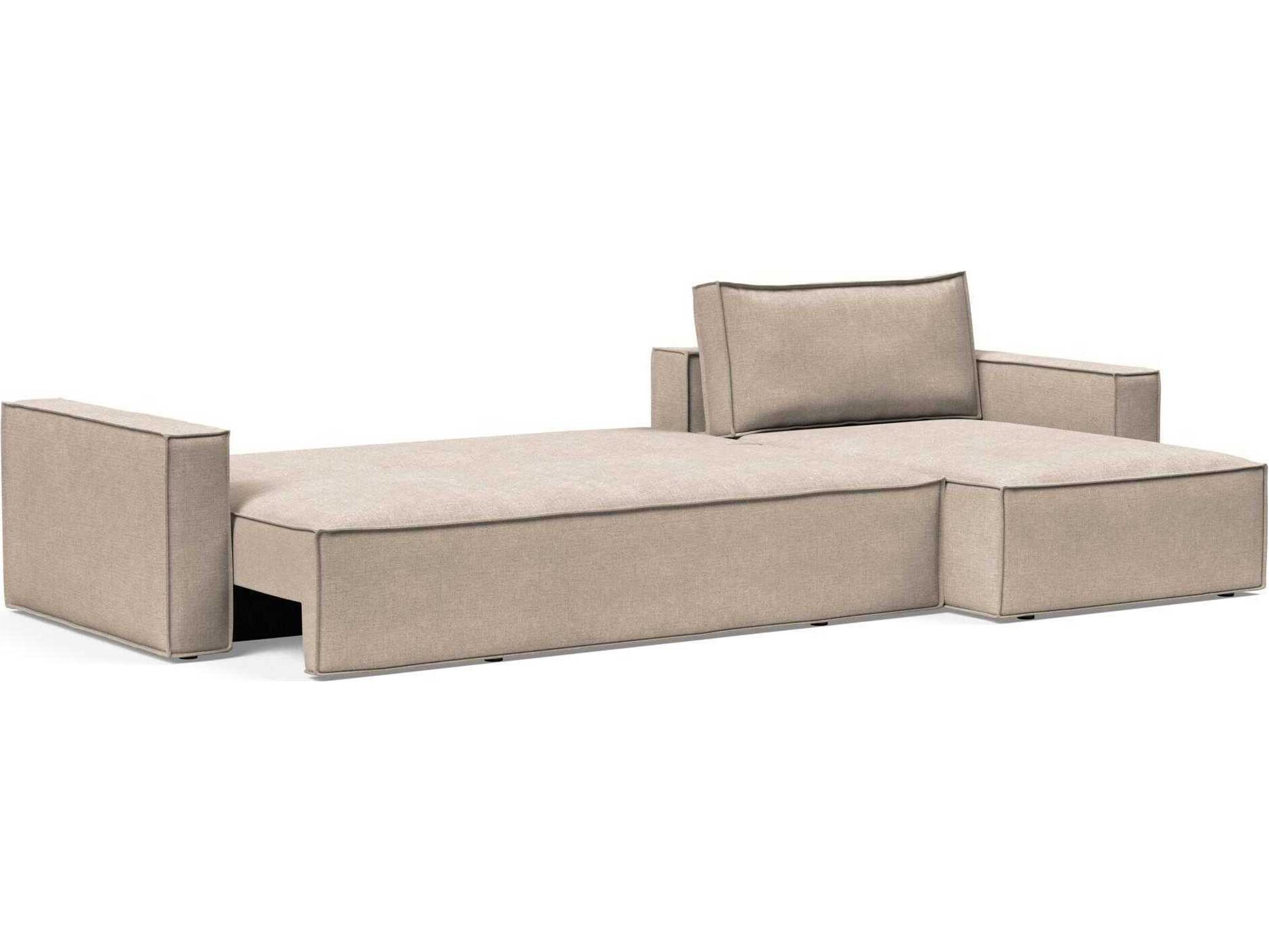 Innovation Newilla Adario Taupe Brown Upholstered Sofa Bed