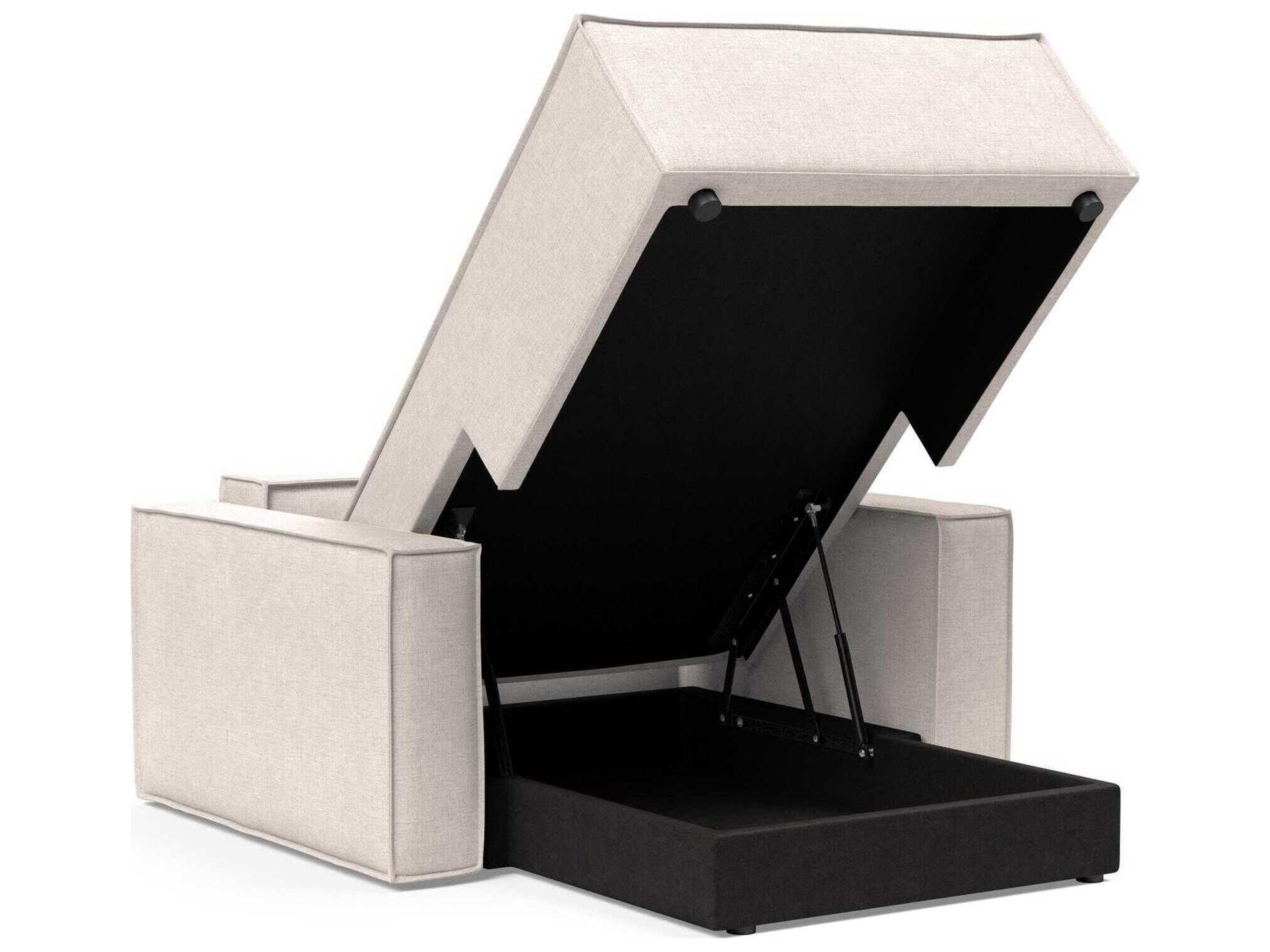 Innovation Newilla Adario Basmati Beige Upholstered Chaise