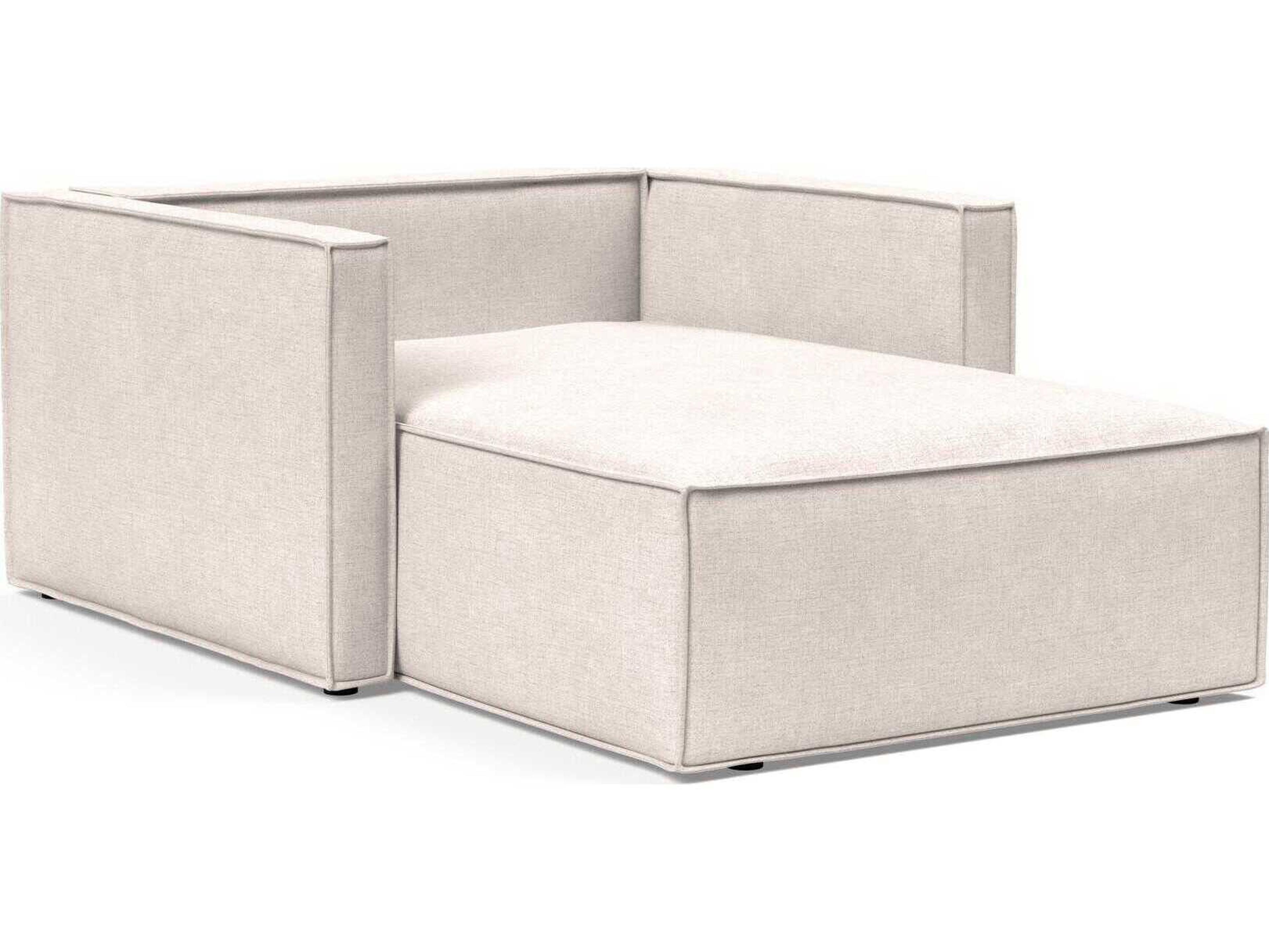 Innovation Newilla Adario Basmati Beige Upholstered Chaise