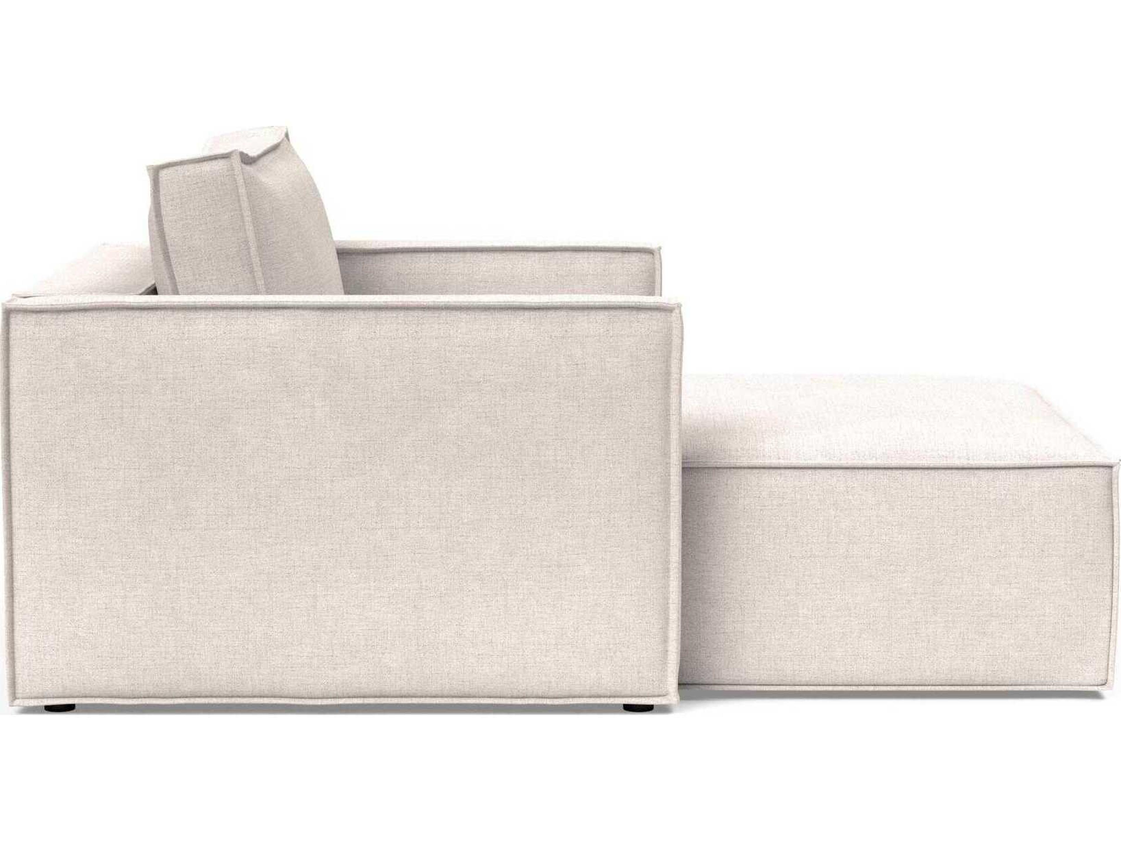 Innovation Newilla Adario Basmati Beige Upholstered Chaise