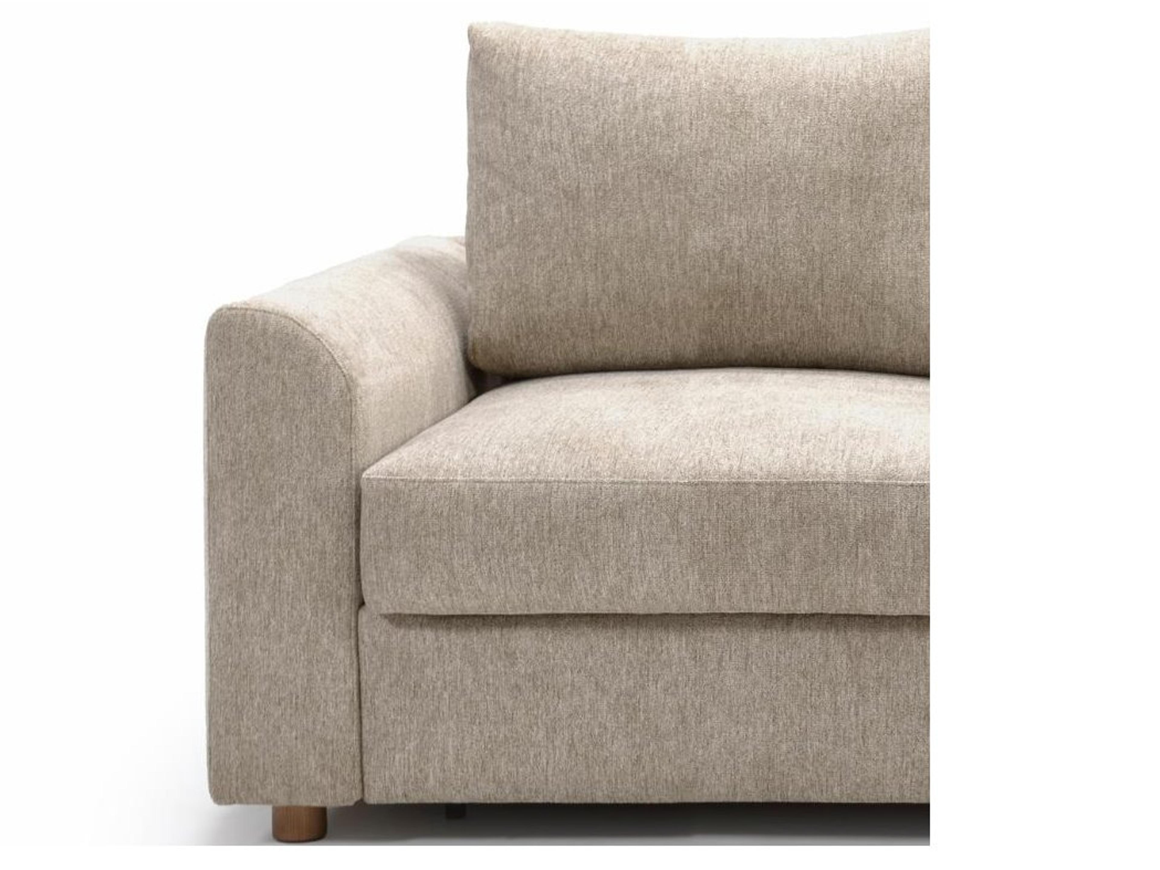 Innovation Neah Sofa Bed with Curved Arm Rests Full in Halifax Antique