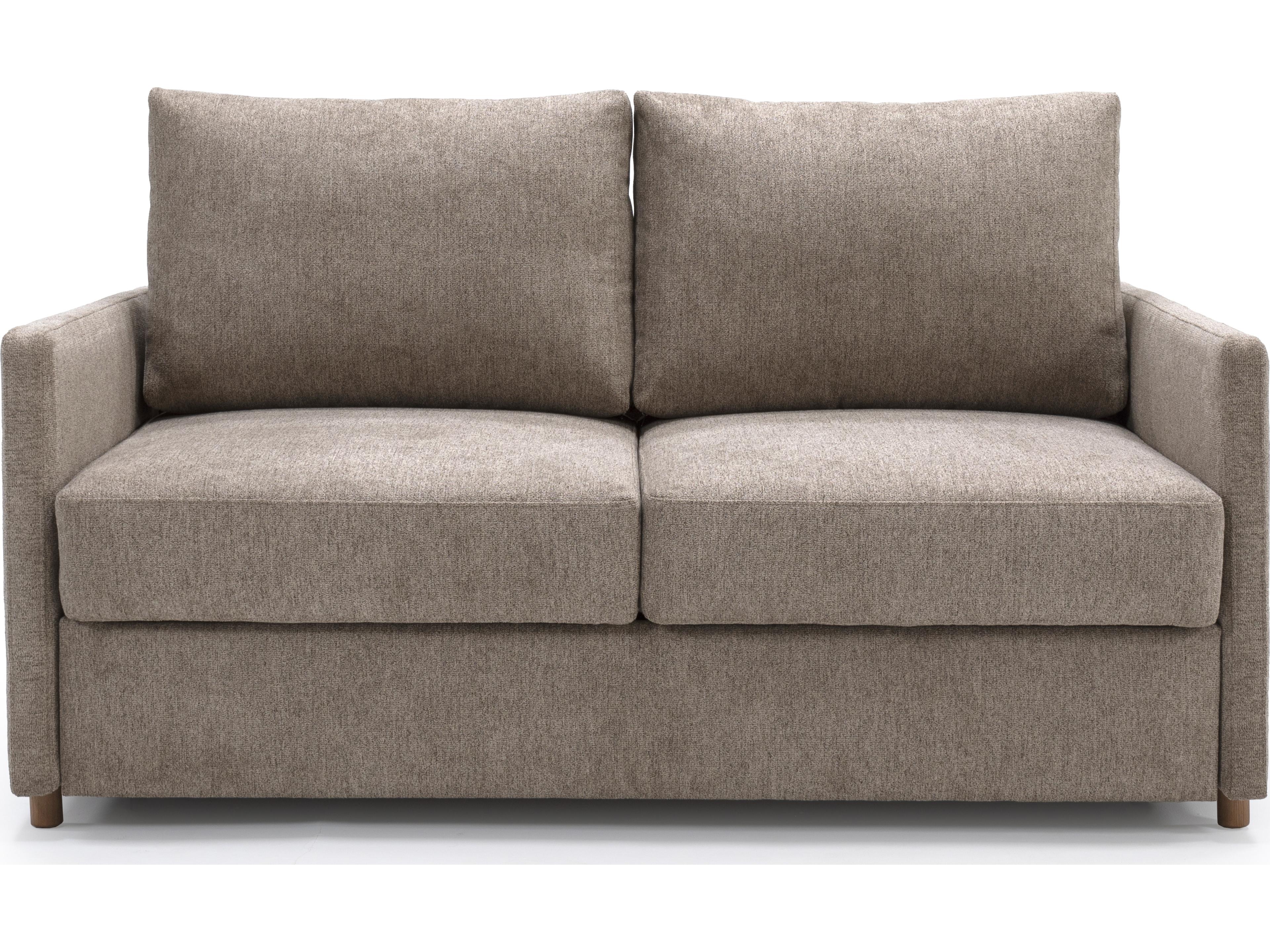 Neah Sofa Bed with Slim Arm Rests Full in Halifax Wicker