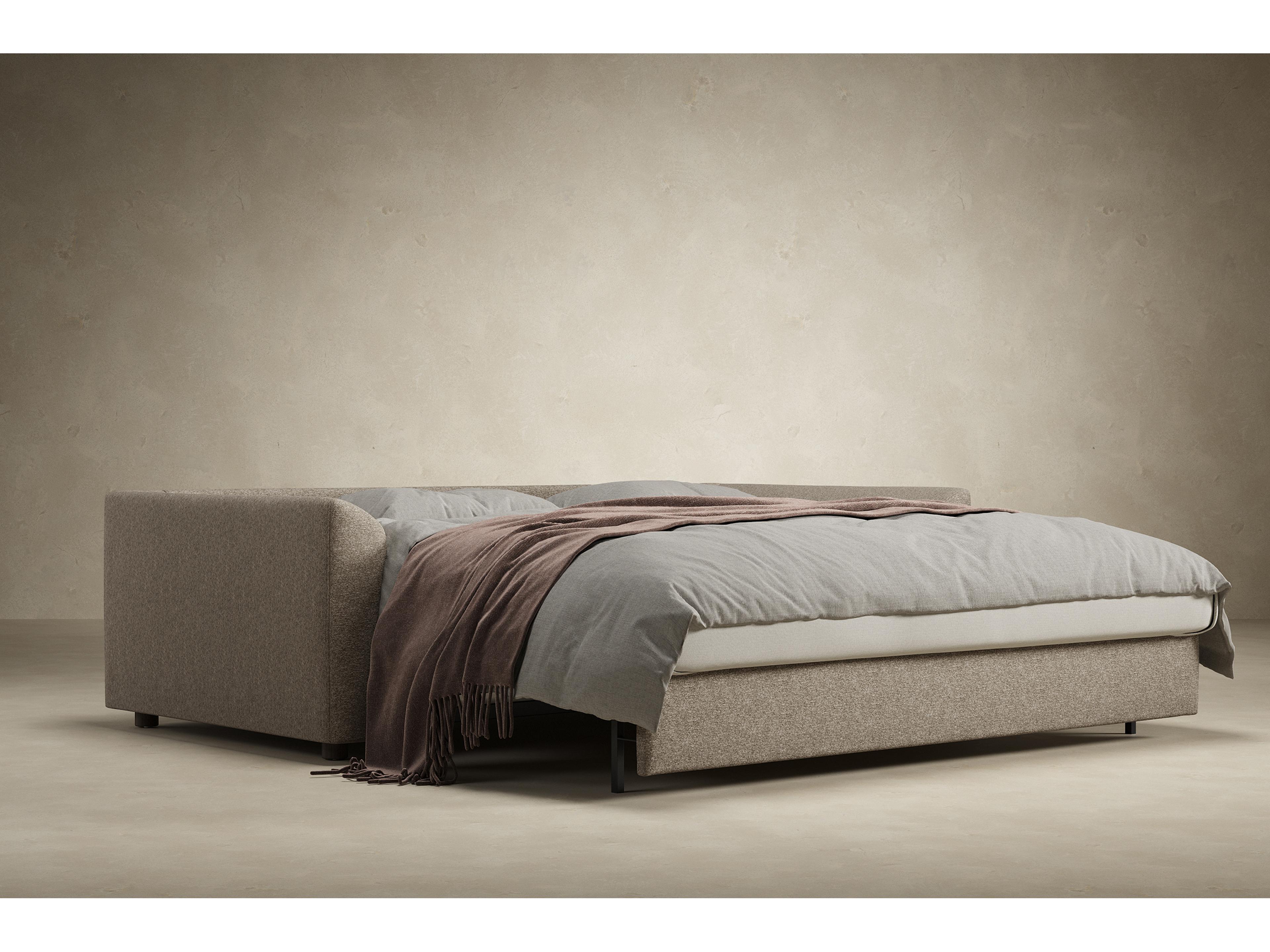 Innovation Neah Sofa Bed with Curved Arm Rests Full in Halifax Wicker