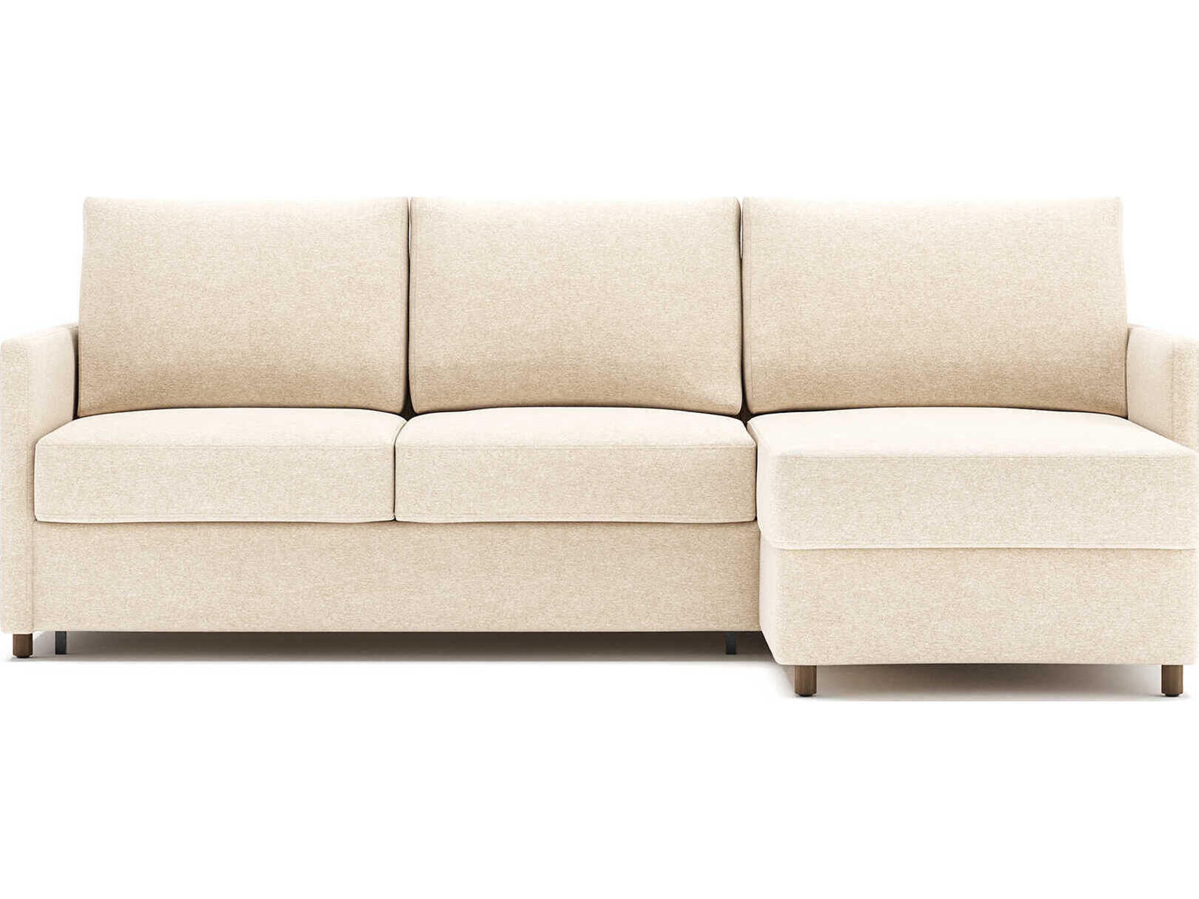 Neah Halifax Shell Beige Upholstered Sofa Bed