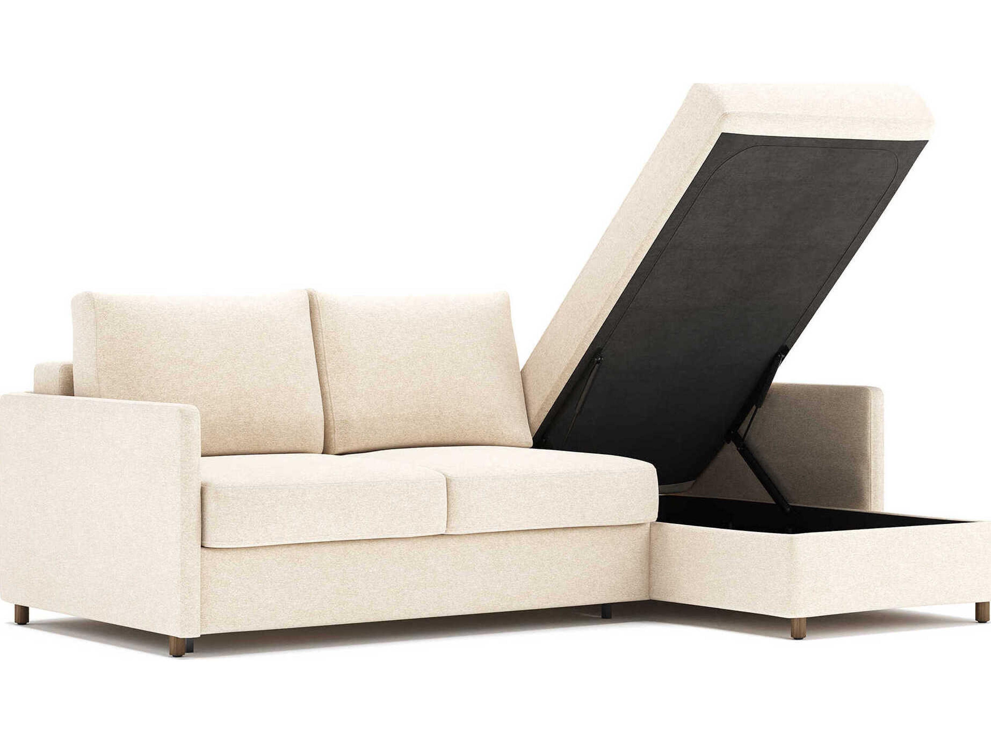 Innovation Neah Halifax Shell Beige Upholstered Sofa Bed