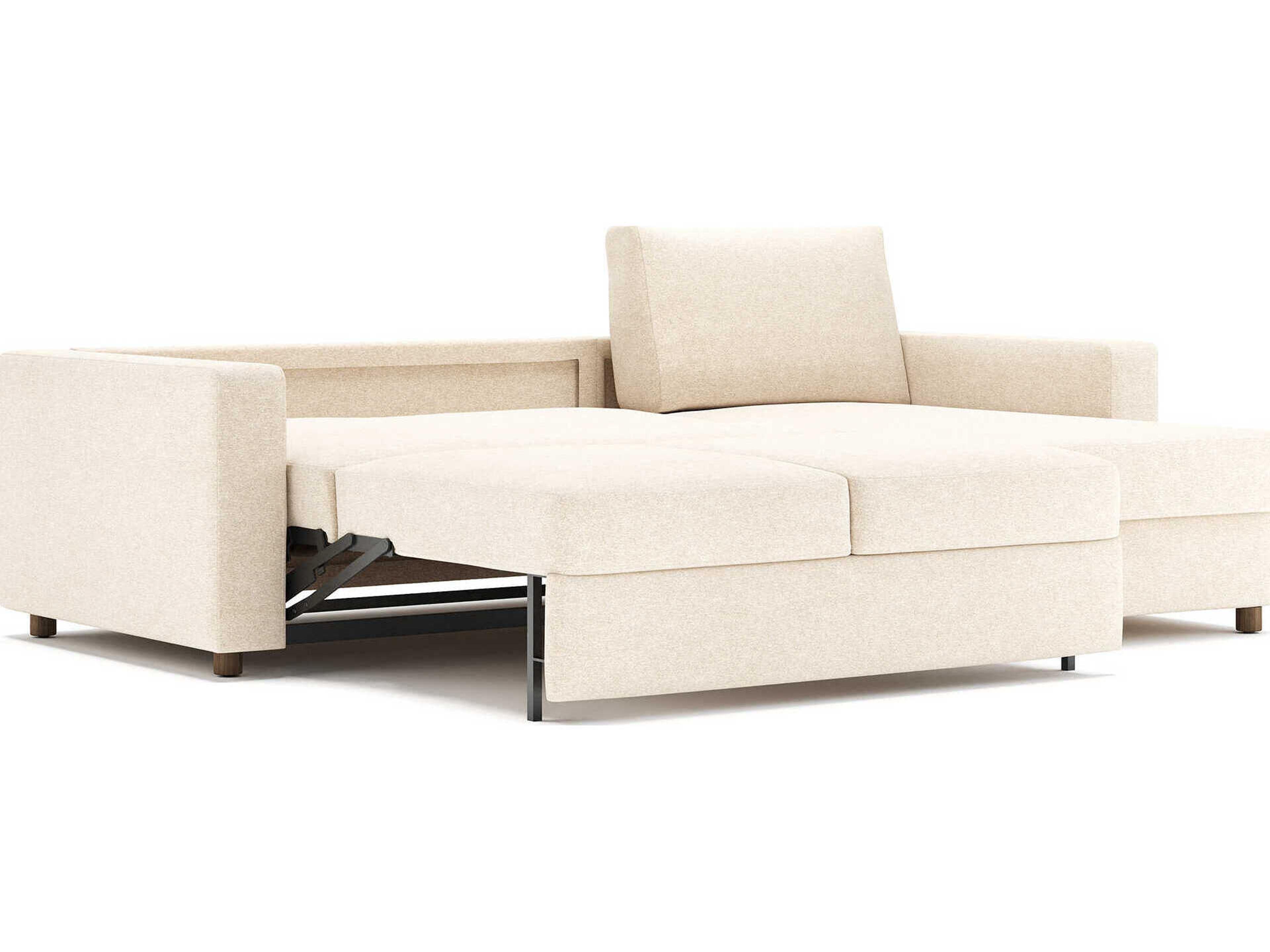Innovation Neah Halifax Shell Beige Upholstered Sofa Bed