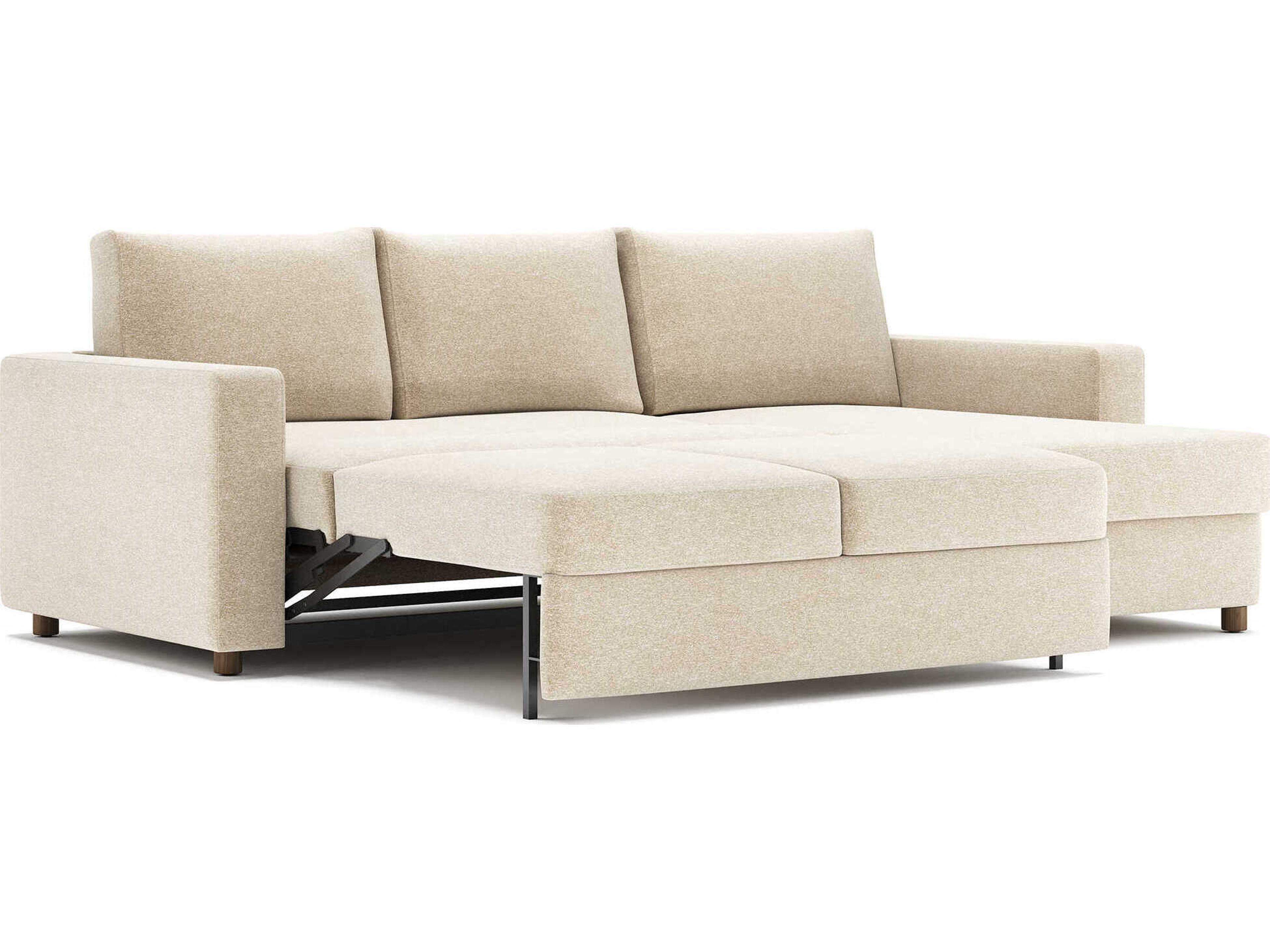 Innovation Neah Halifax Antique Beige Upholstered Sofa Bed