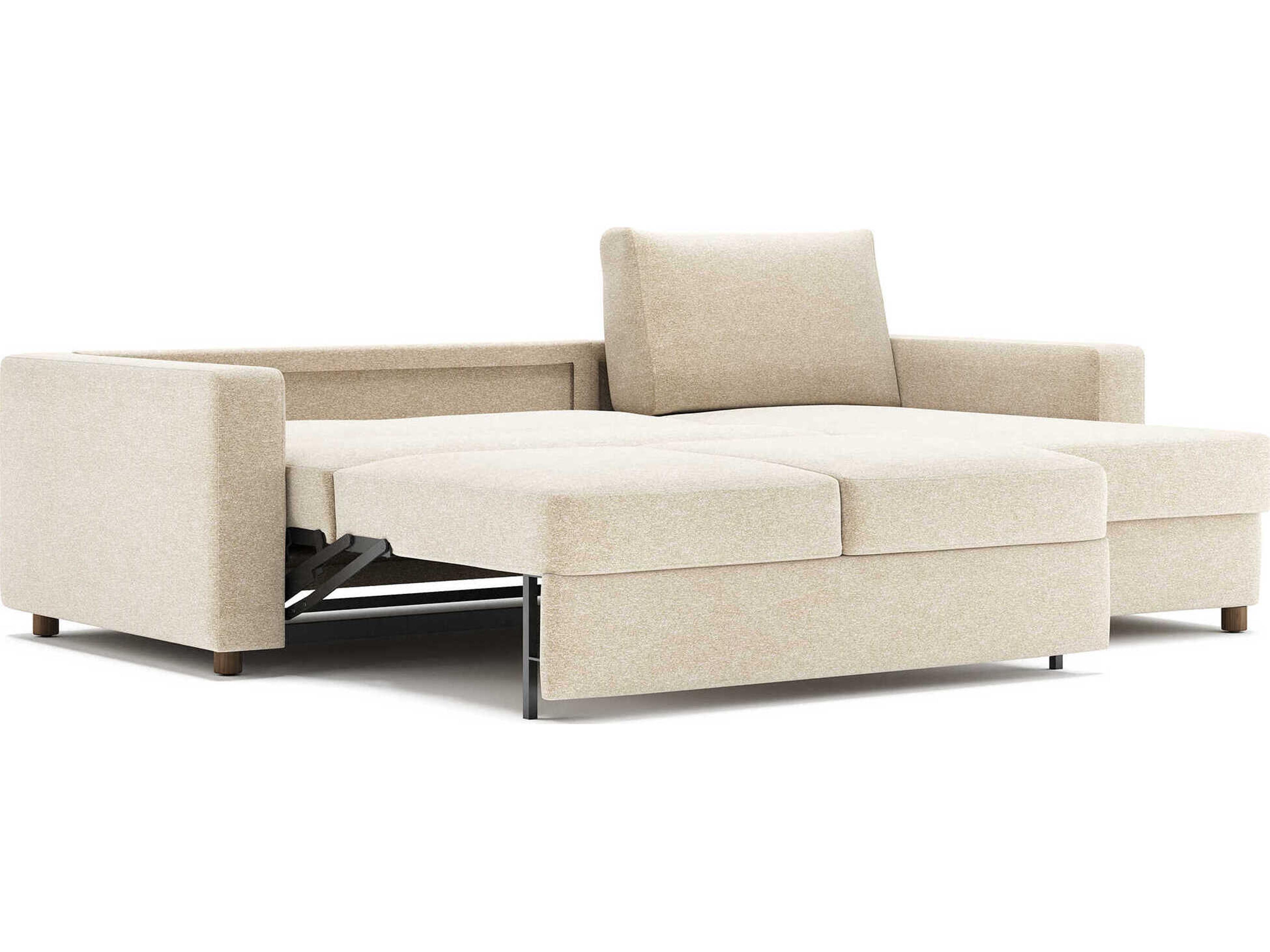 Innovation Neah Halifax Antique Beige Upholstered Sofa Bed