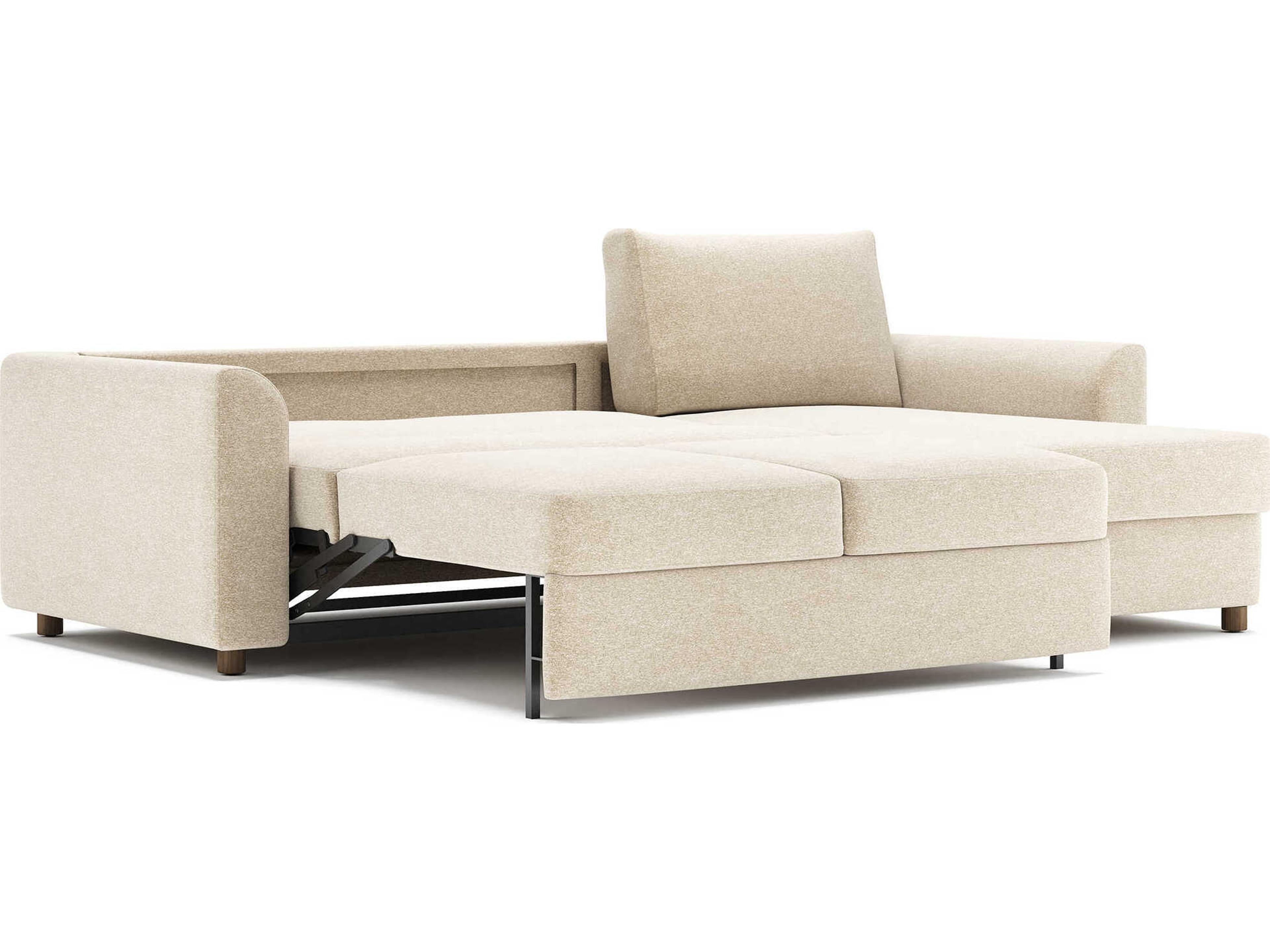 Innovation Neah Halifax Antique Beige Upholstered Sofa Bed