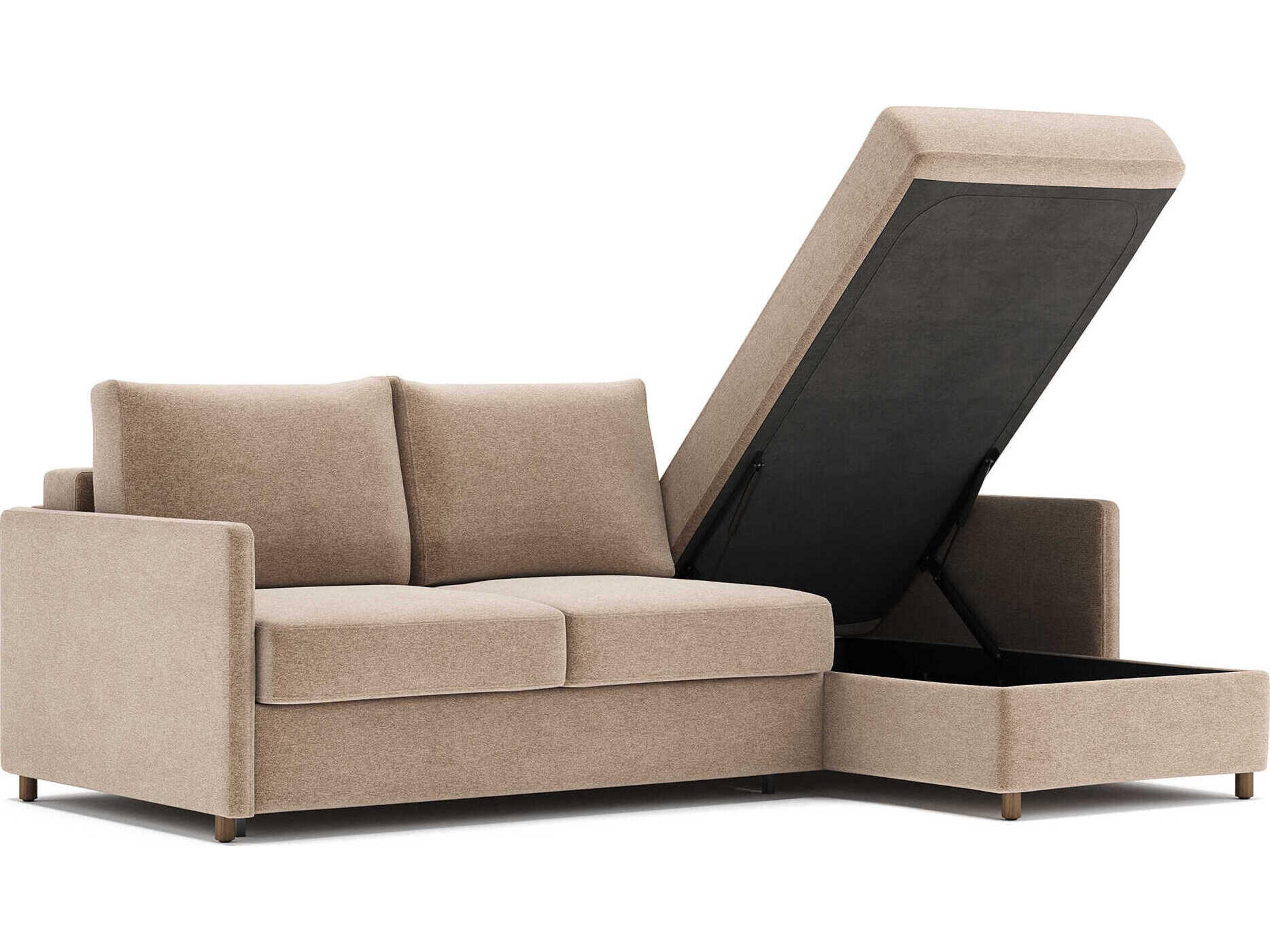 Innovation Neah Halifax Wicker Brown Upholstered Sofa Bed