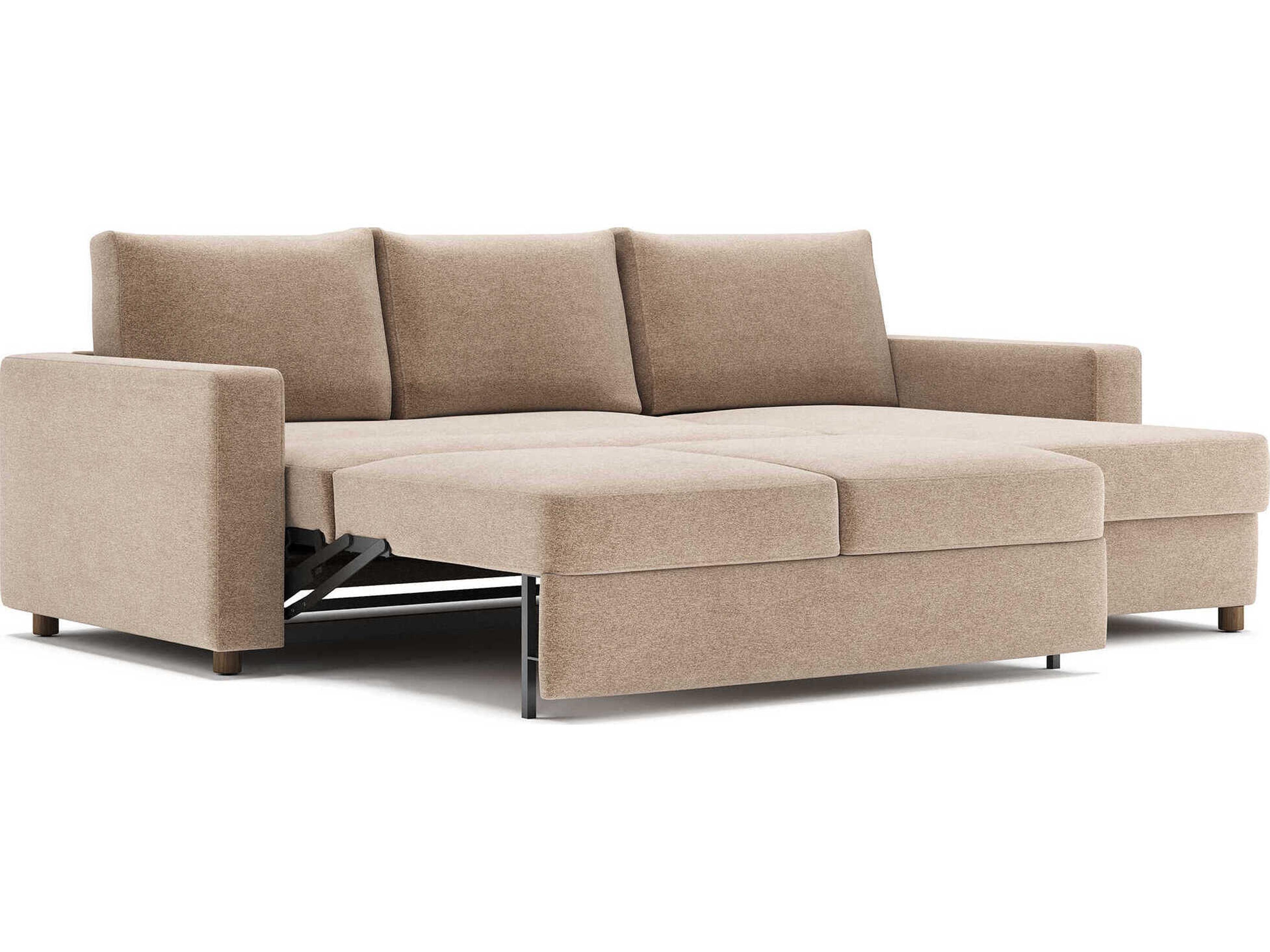 Innovation Neah Halifax Wicker Brown Upholstered Sofa Bed