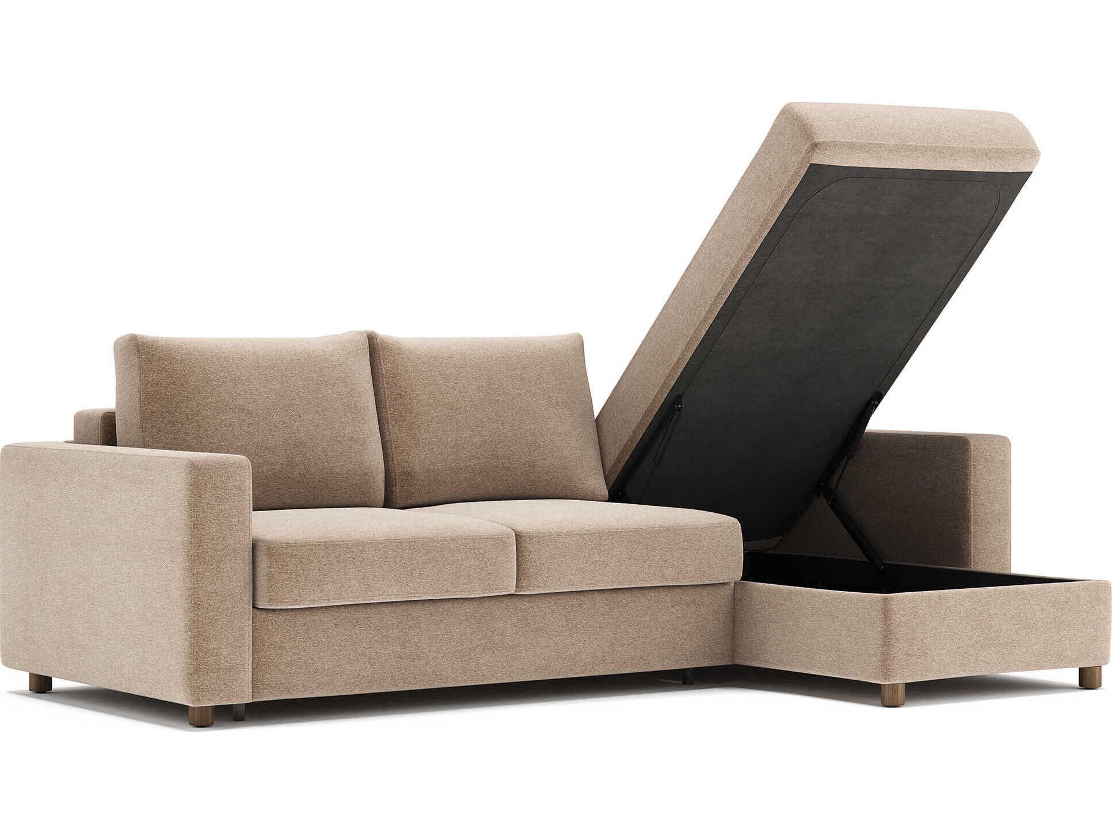 Innovation Neah Halifax Wicker Brown Upholstered Sofa Bed