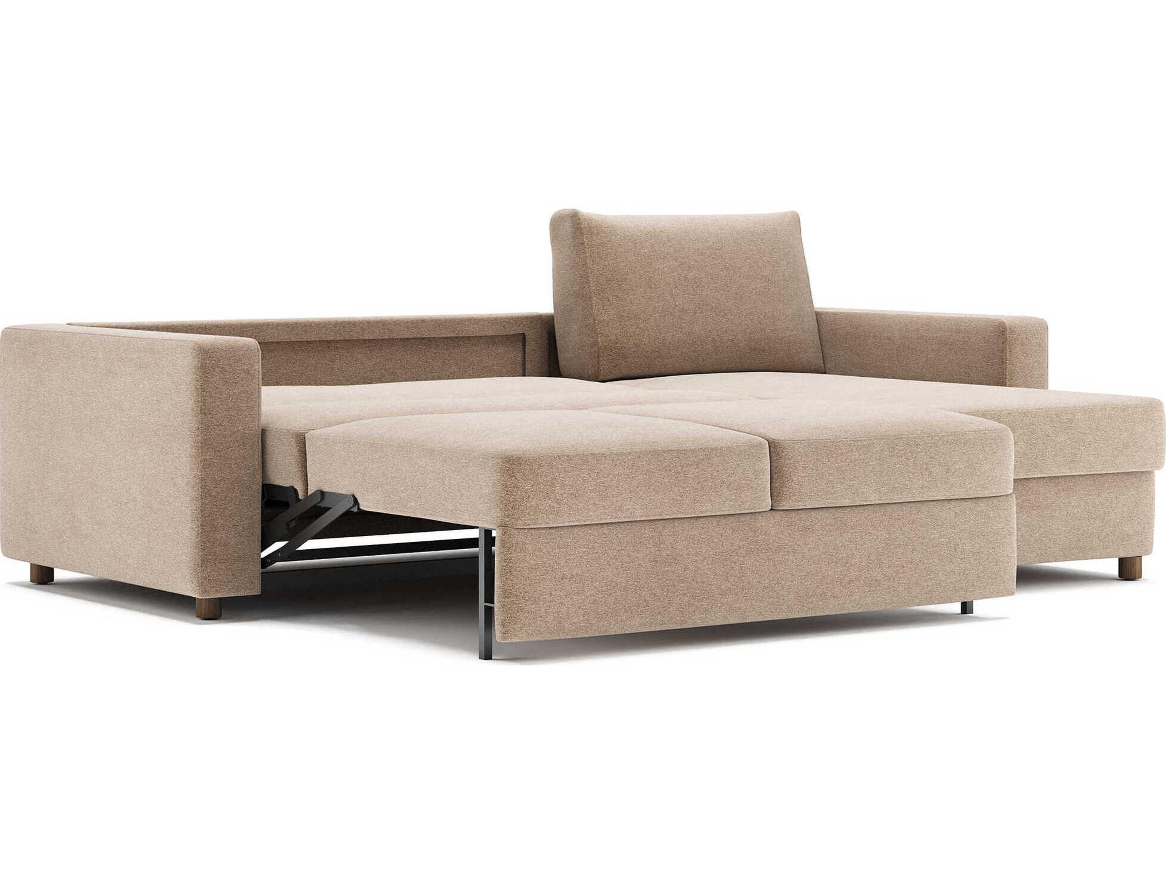 Innovation Neah Halifax Wicker Brown Upholstered Sofa Bed