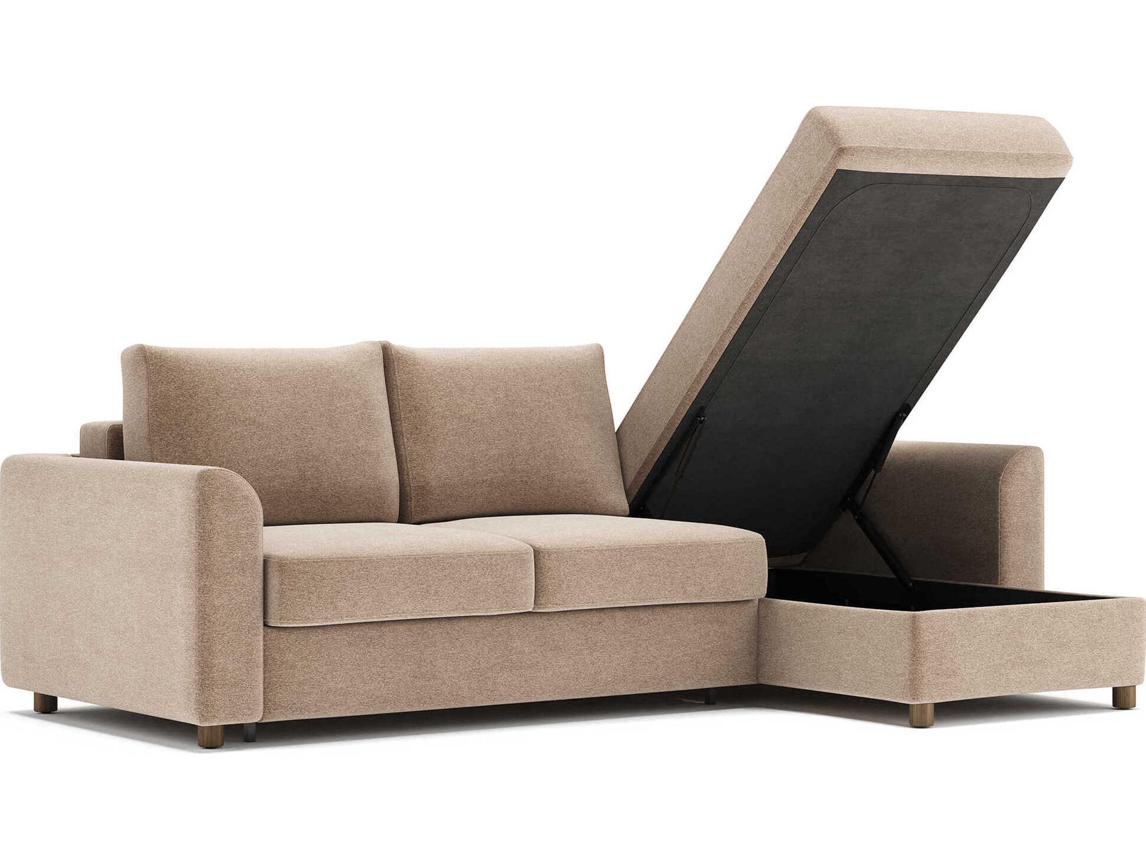 Innovation Neah Halifax Wicker Brown Upholstered Sofa Bed