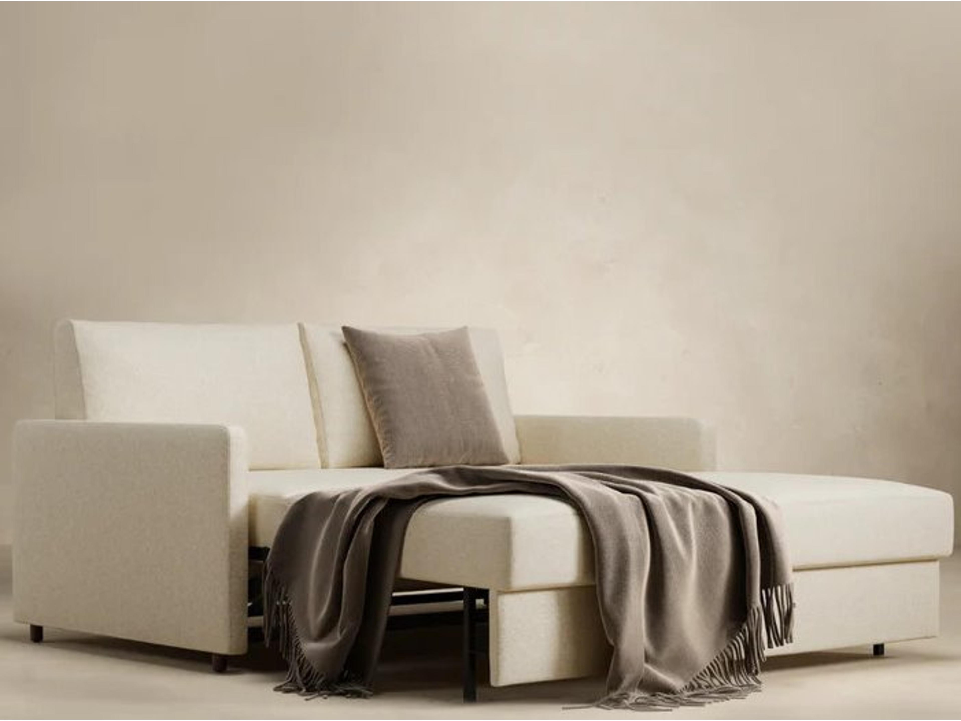 Neah Sofa Bed with Slim Arm Rests Queen in Halifax Shell