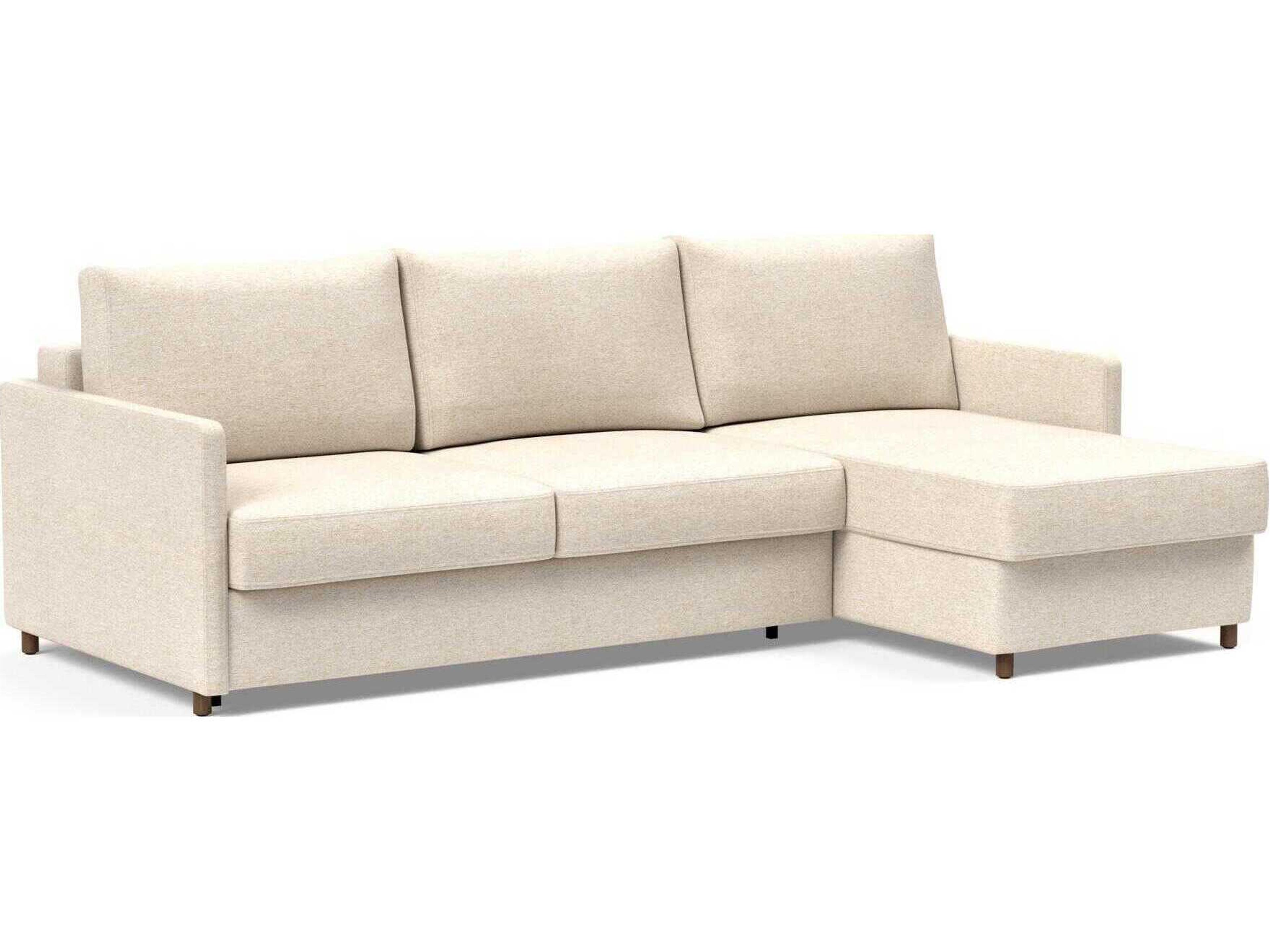 Neah Halifax Shell Beige Upholstered Sofa Bed
