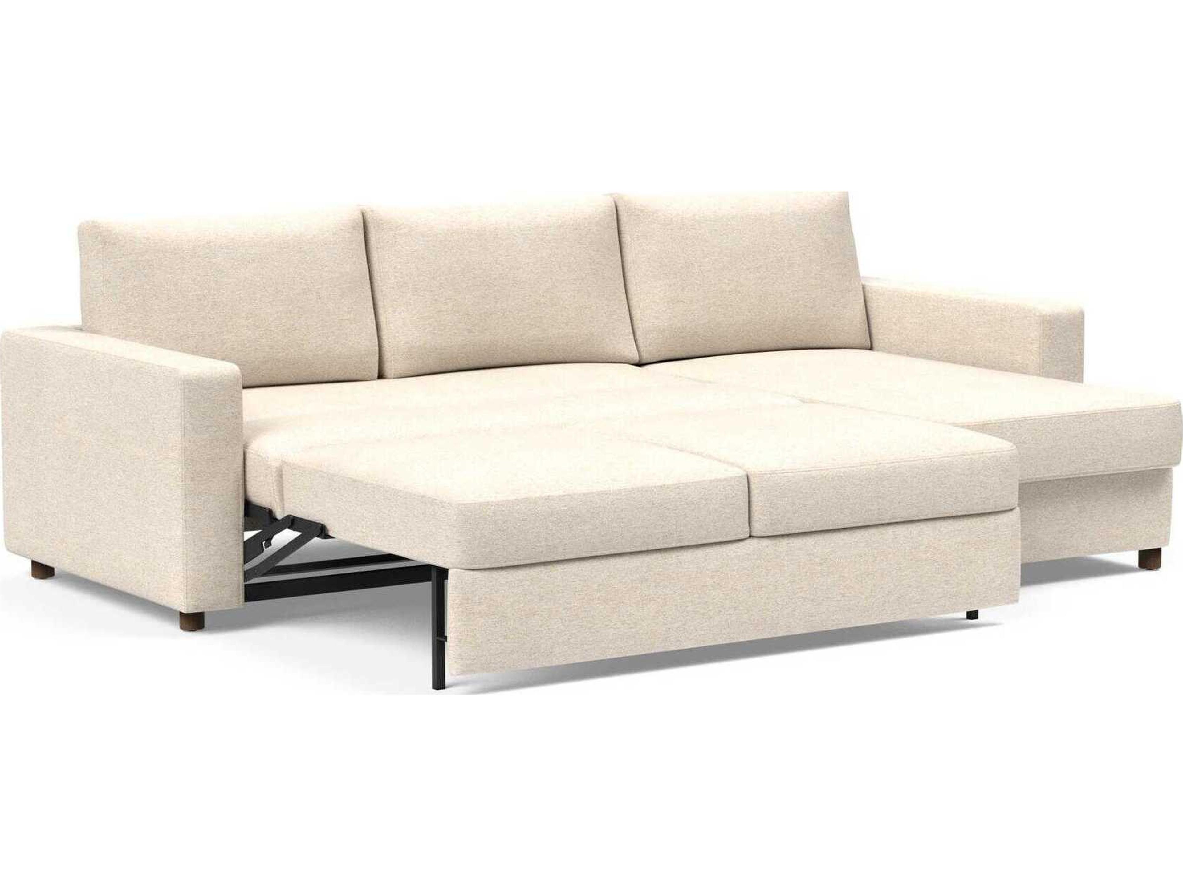 Innovation Neah Halifax Shell Beige Upholstered Sofa Bed