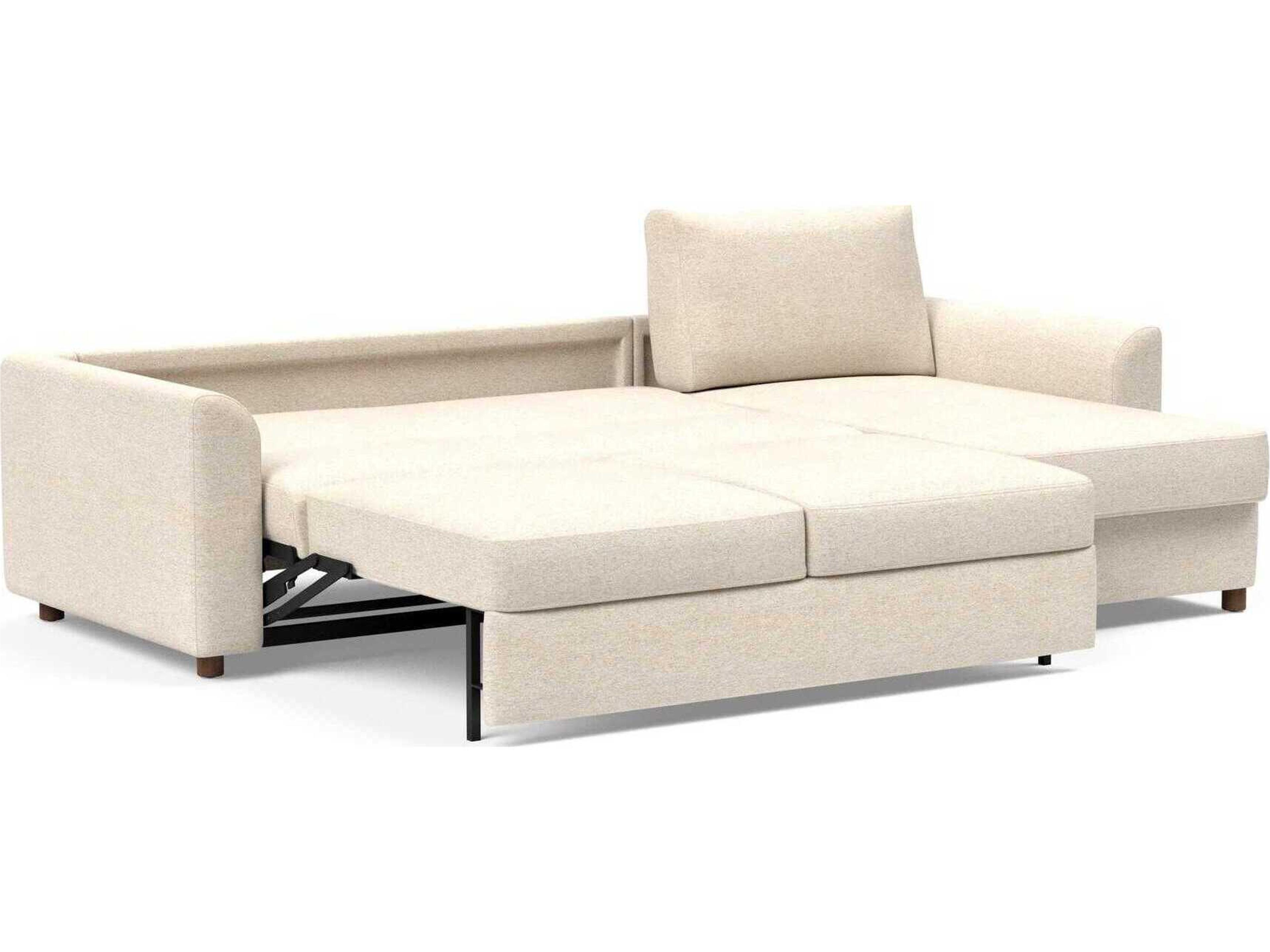 Innovation Neah Halifax Shell Beige Upholstered Sofa Bed