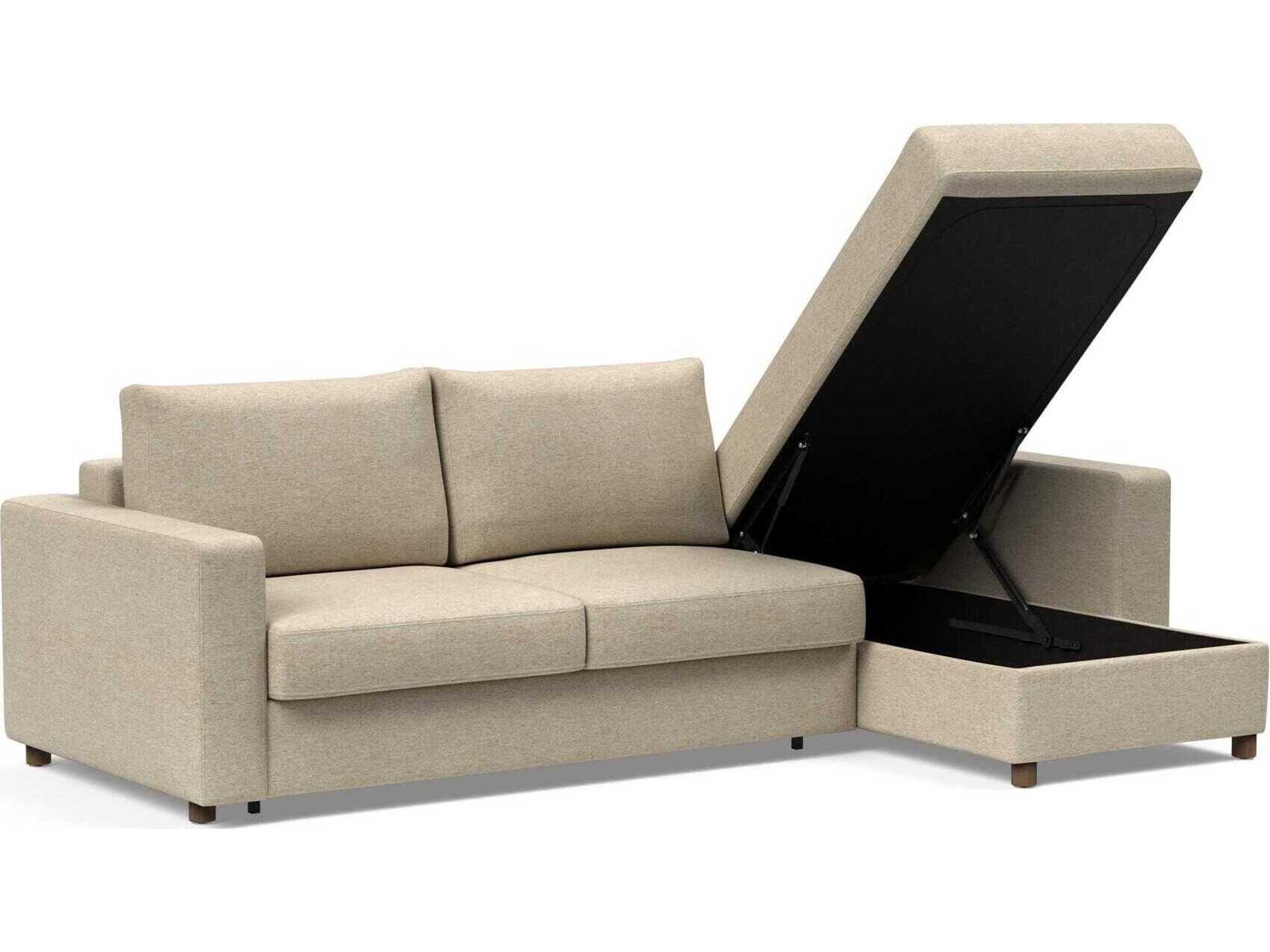 Innovation Neah Halifax Antique Beige Upholstered Sofa Bed